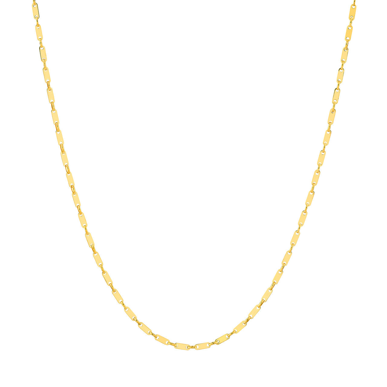 Handmade Flat Link Chain