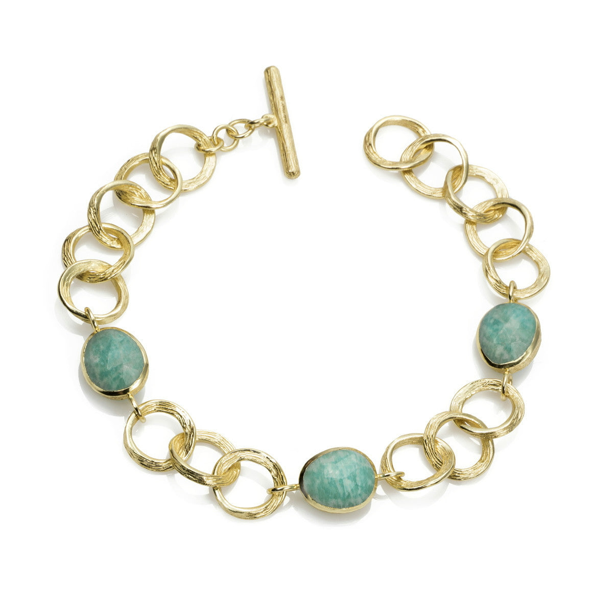 Amazonite Link Bracelet