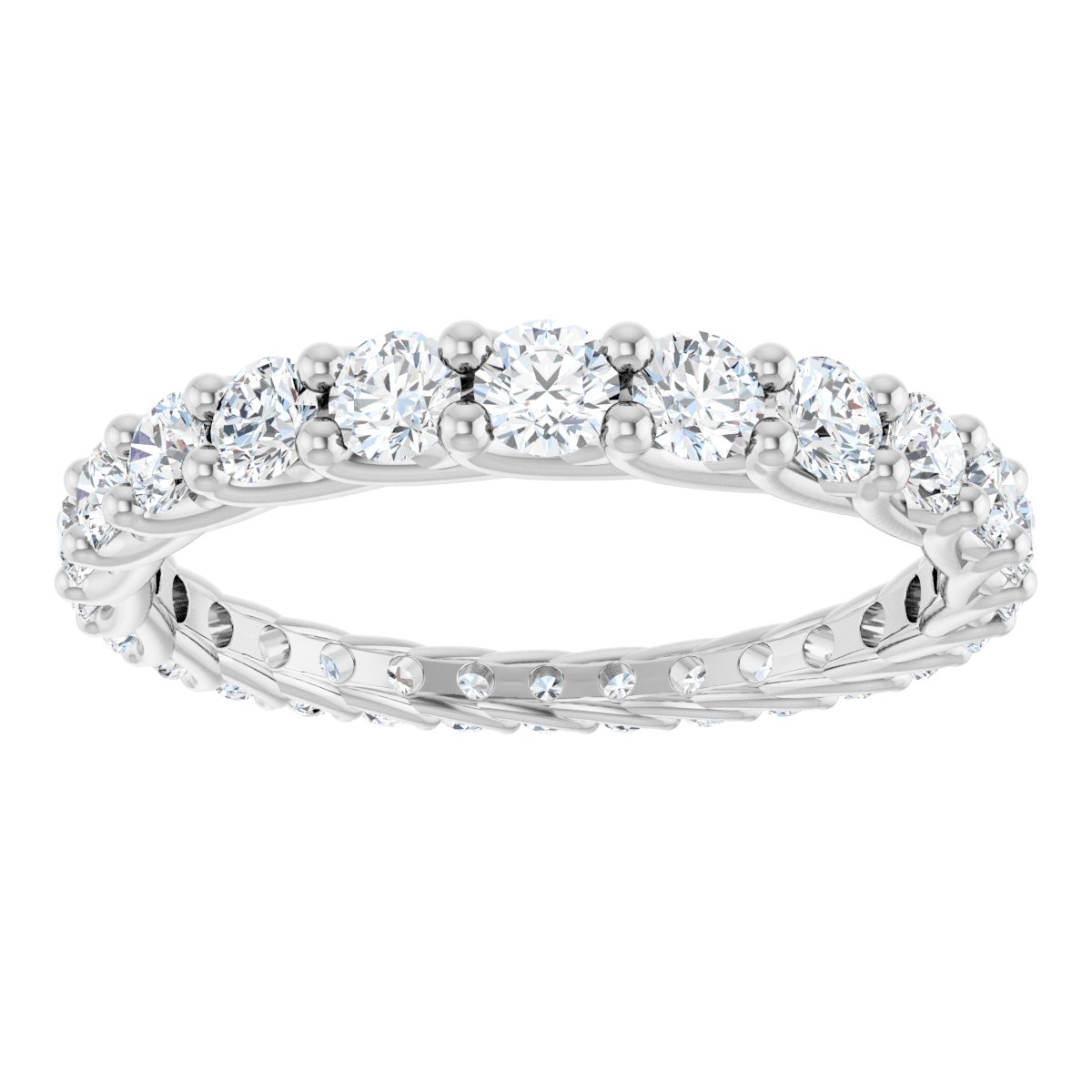 Crown Lace Eternity Band