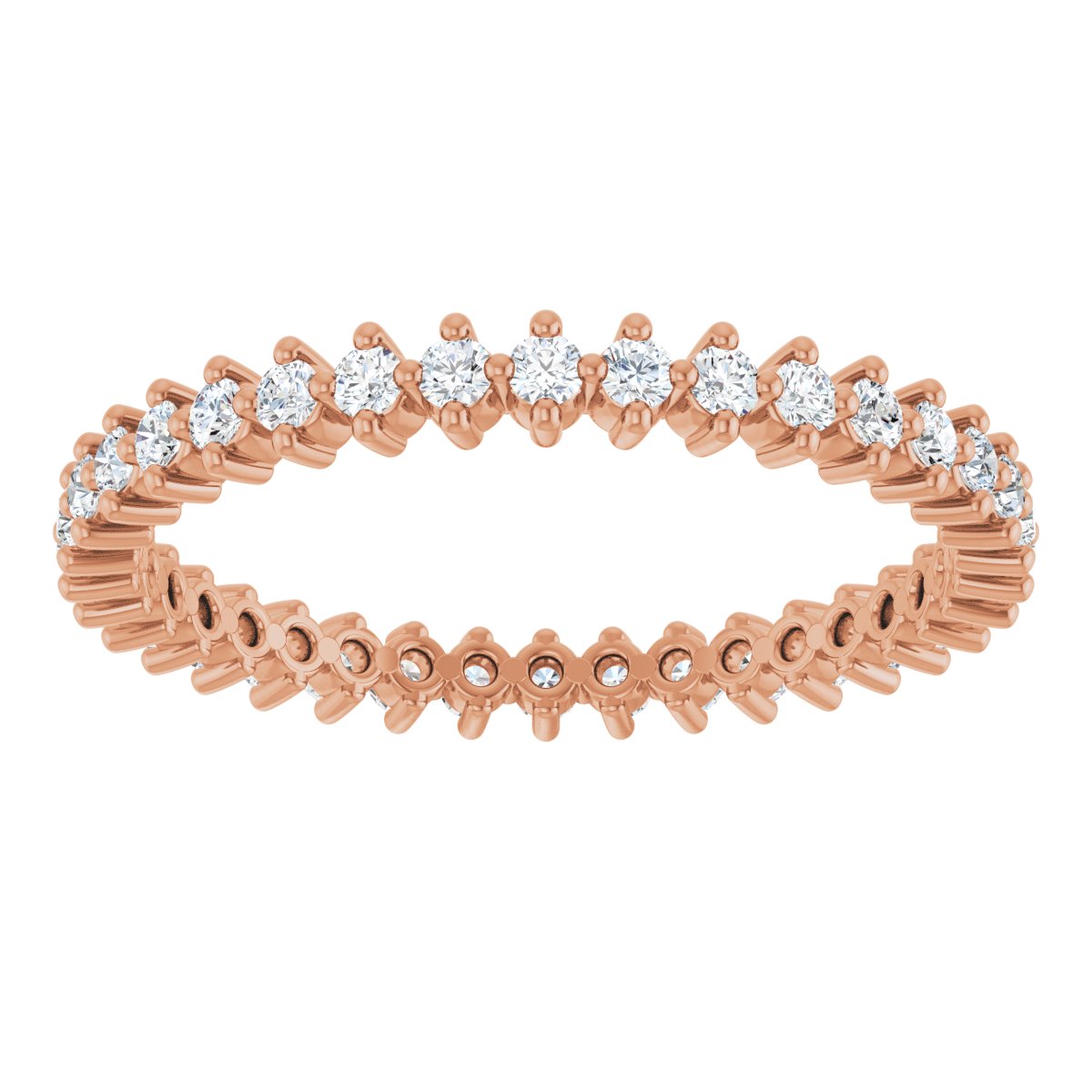 Crown Prong Eternity Band
