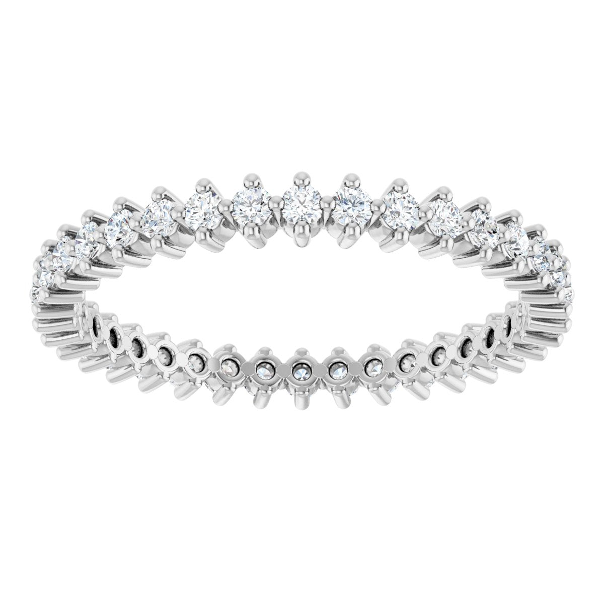 Crown Prong Eternity Band