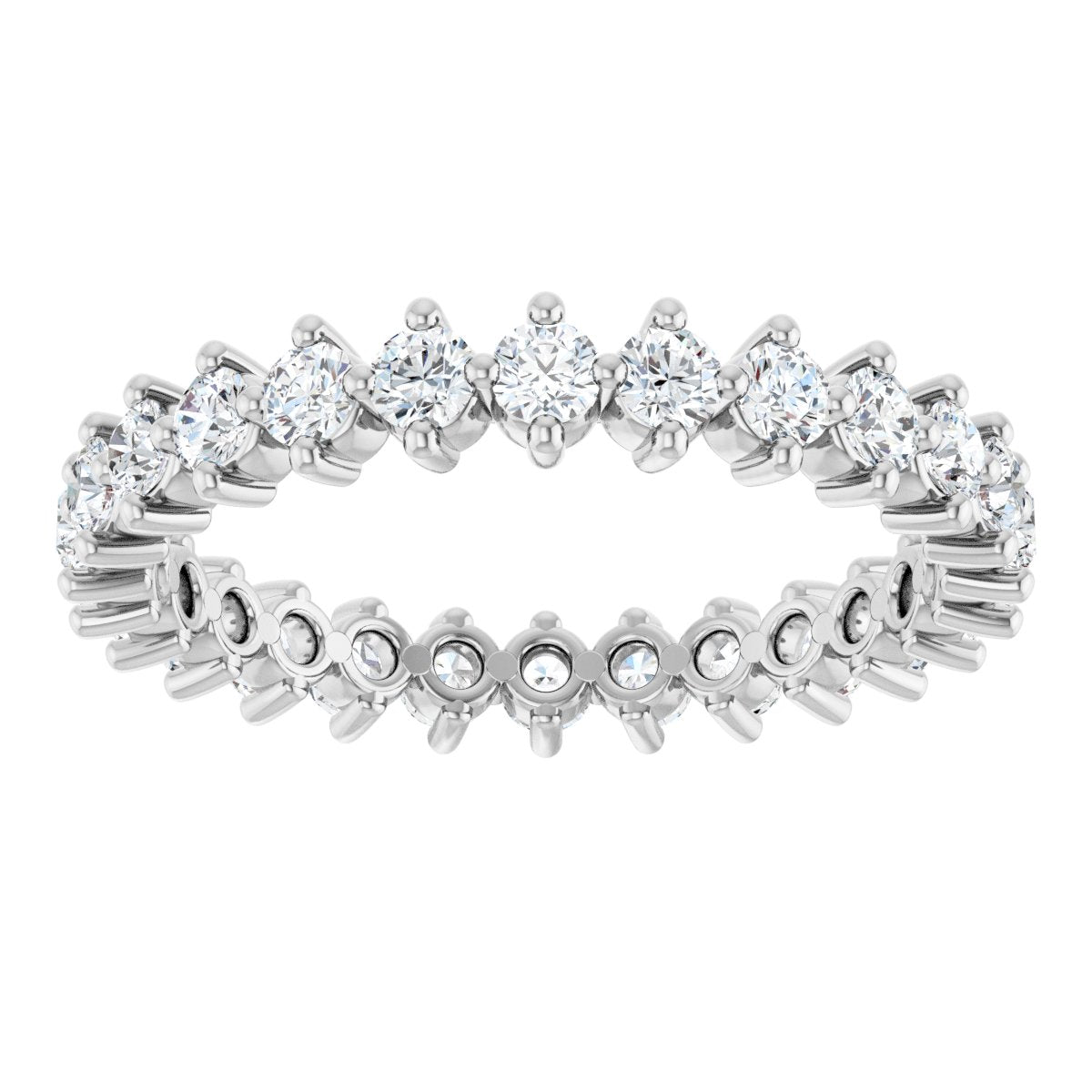 Crown Prong Eternity Band