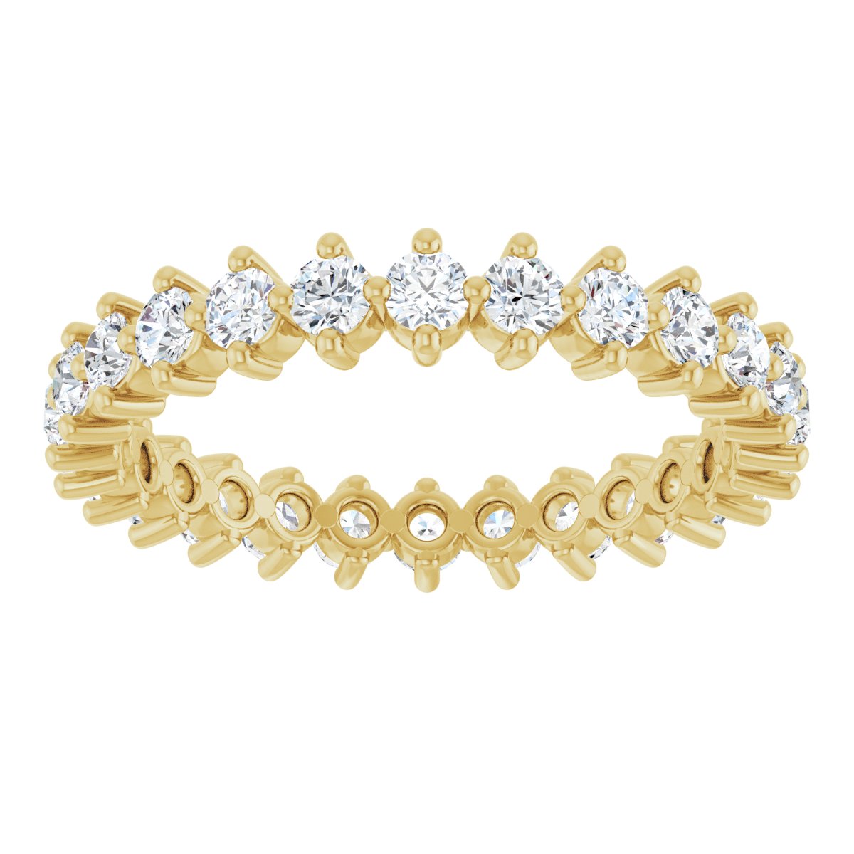 Crown Prong Eternity Band