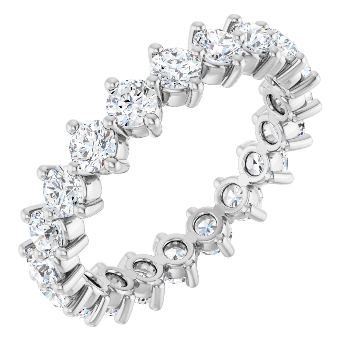 Crown Prong Eternity Band