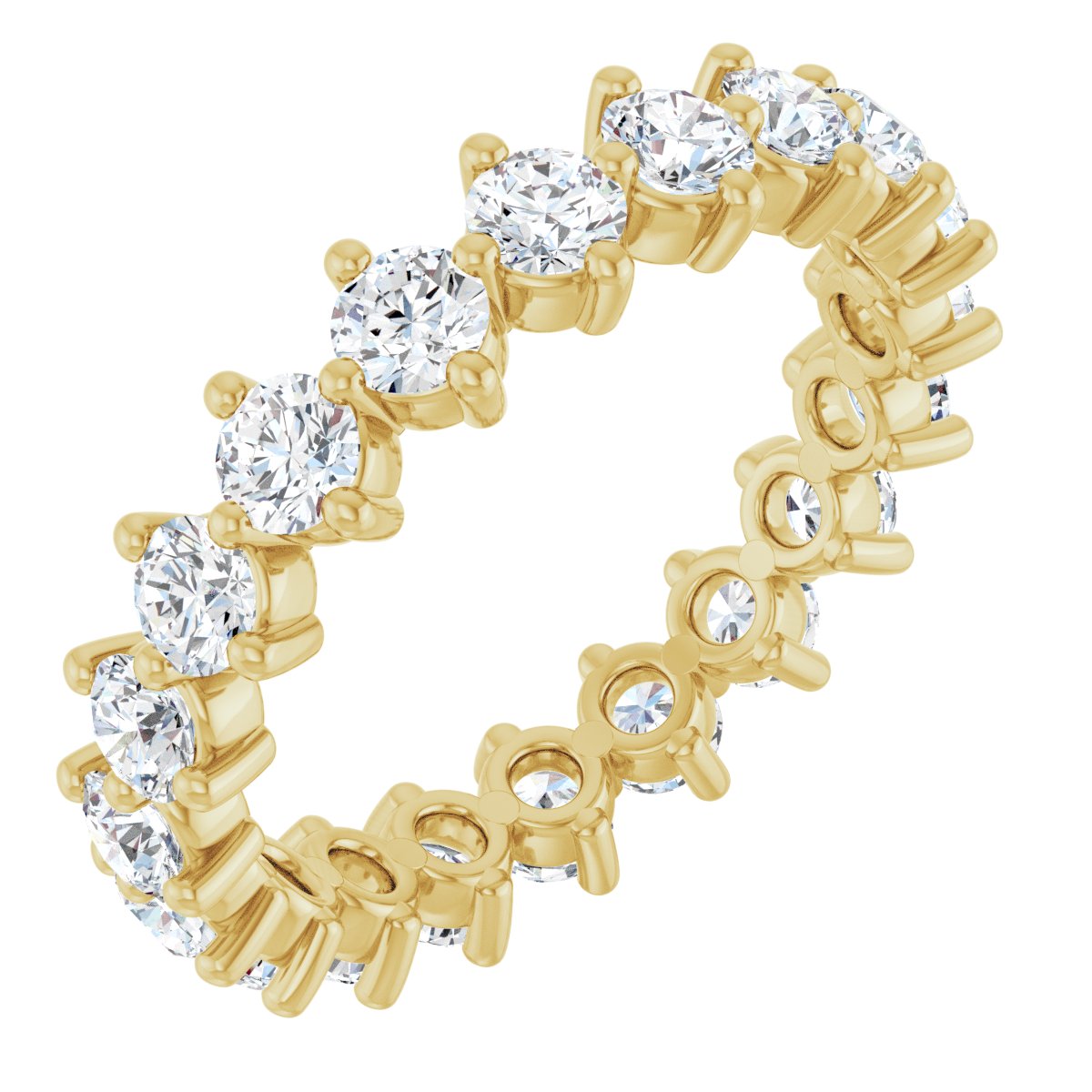 Crown Prong Eternity Band