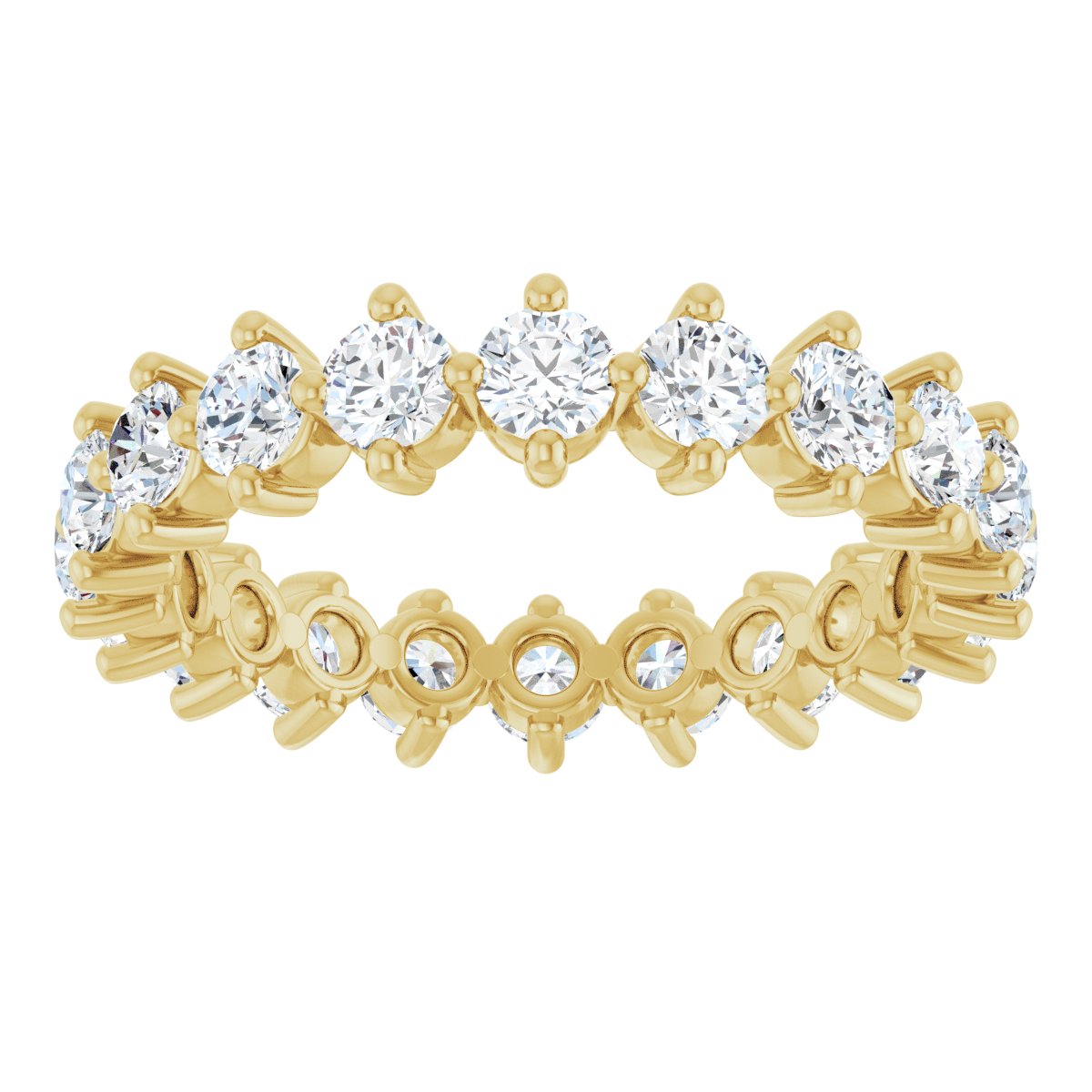 Crown Prong Eternity Band