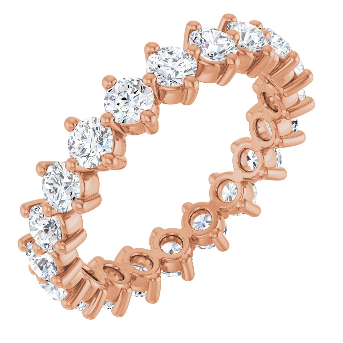 Crown Prong Eternity Band