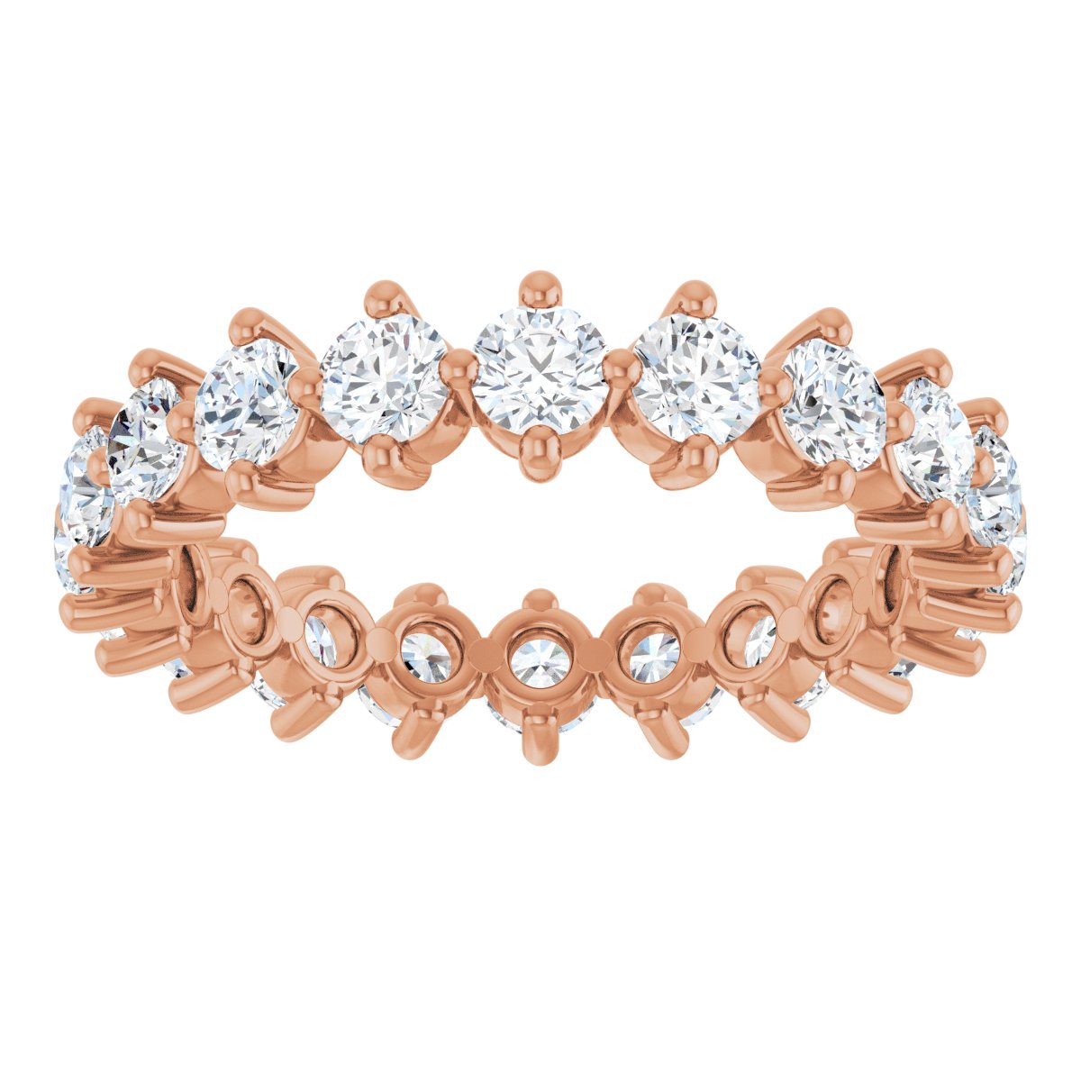 Crown Prong Eternity Band