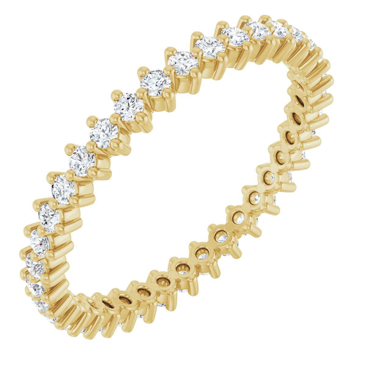 Crown Prong Eternity Band