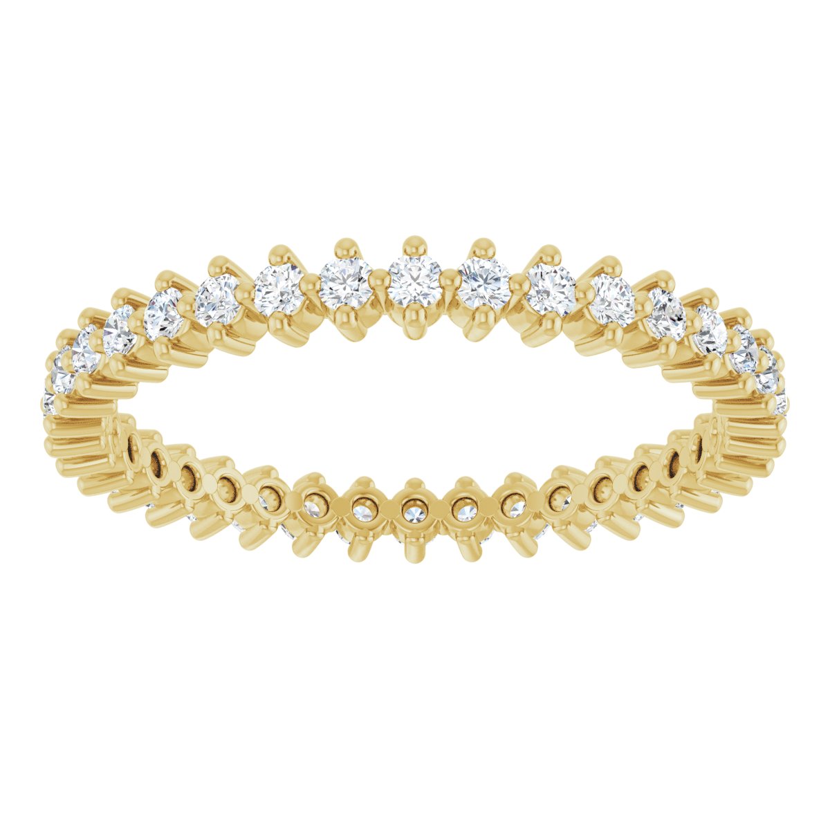 Crown Prong Eternity Band