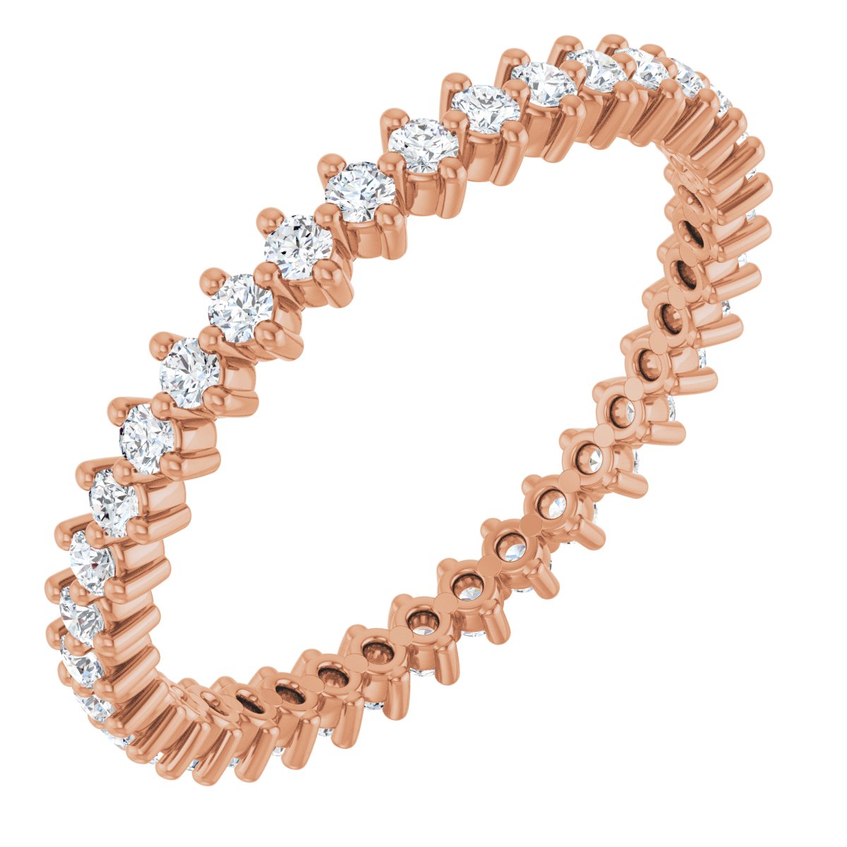 Crown Prong Eternity Band