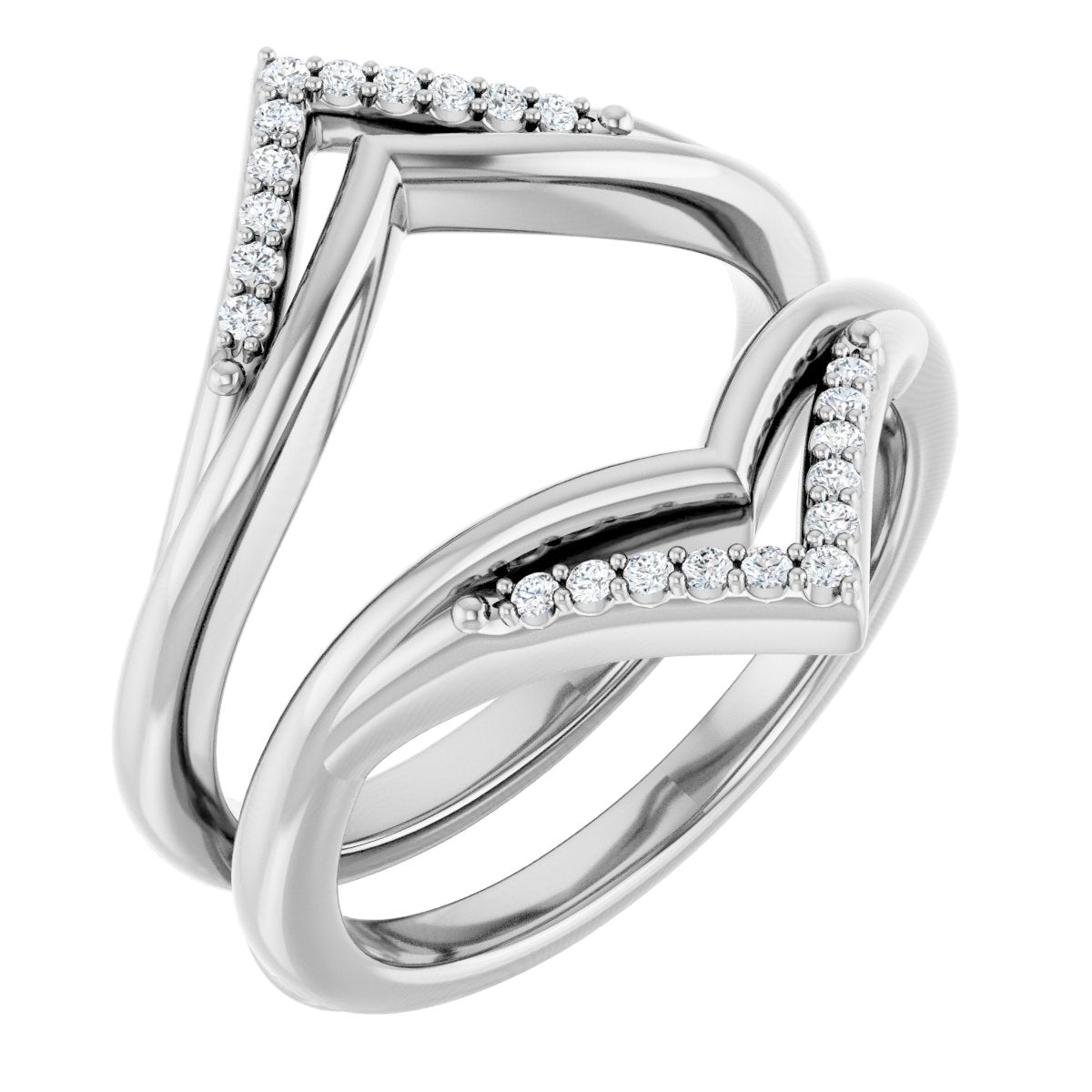 Forever Together Diamond Chevron Wrap