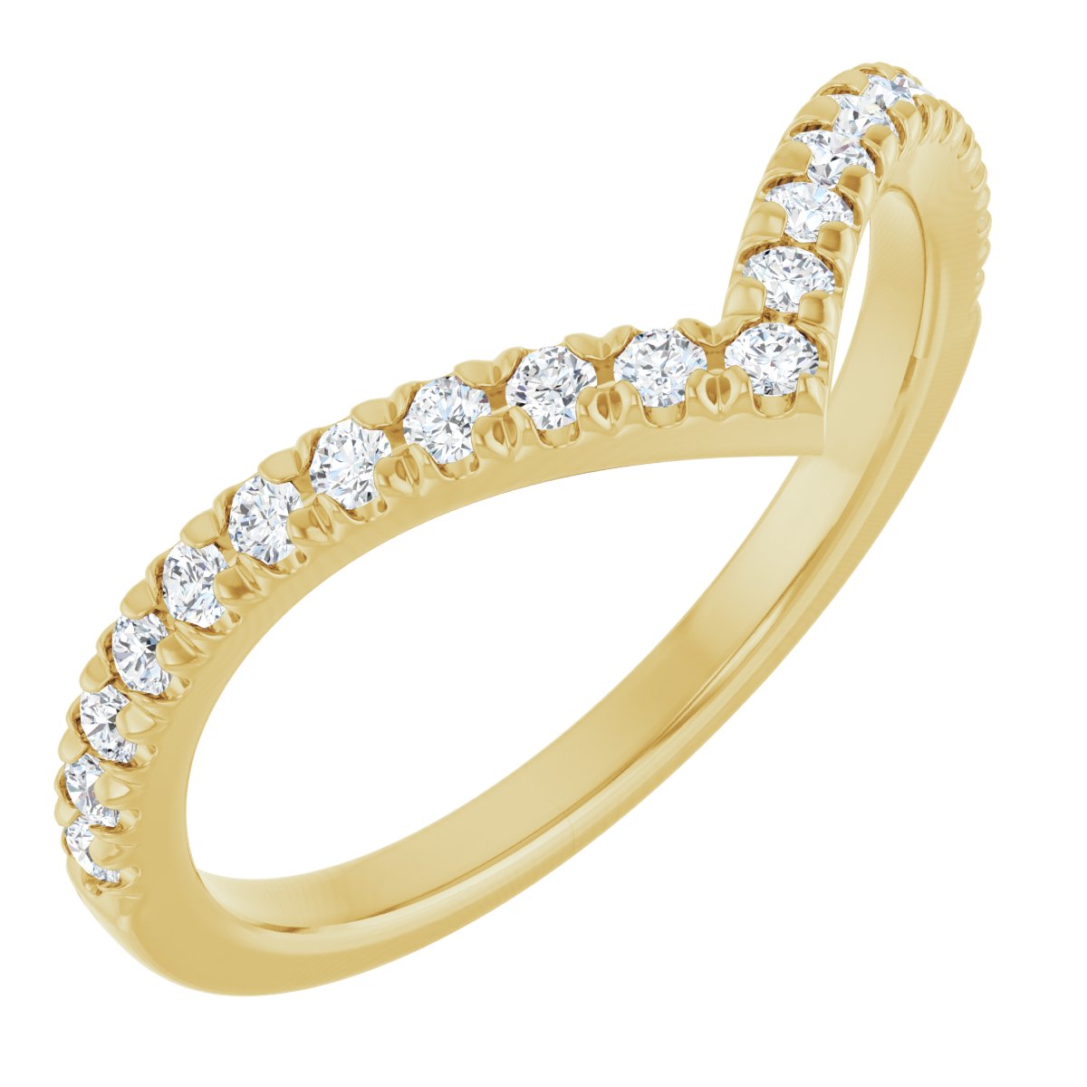 Brilliant Embrace Diamond Chevron Ring