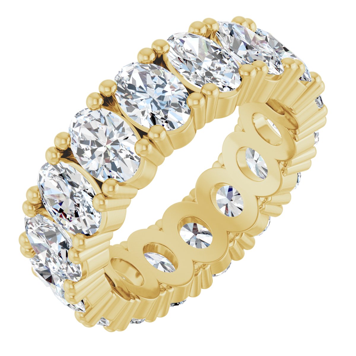Grand Oval Diamond Eternity Band