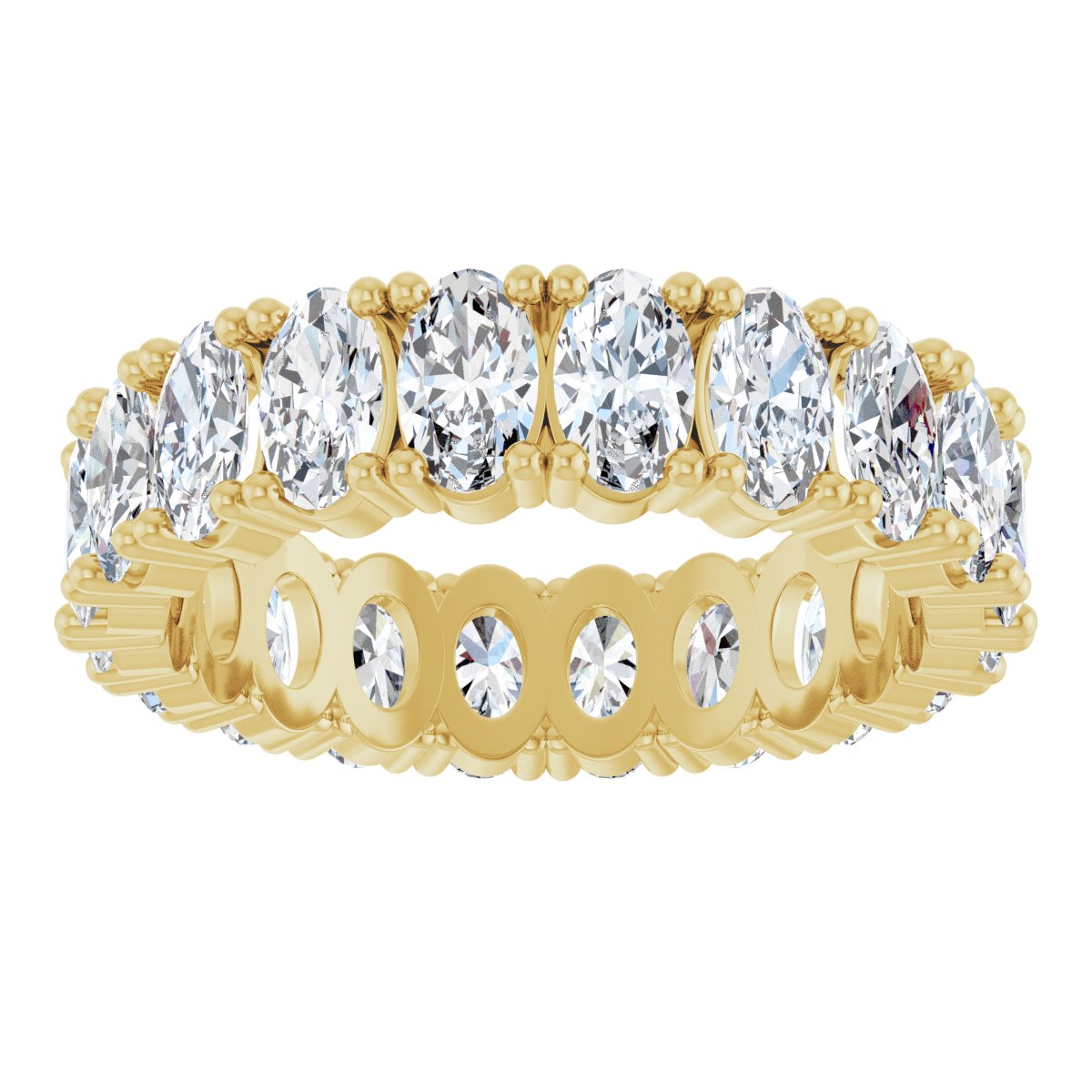 Grand Oval Diamond Eternity Band