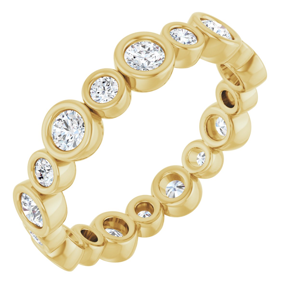 Harmony Bezel Eternity Band
