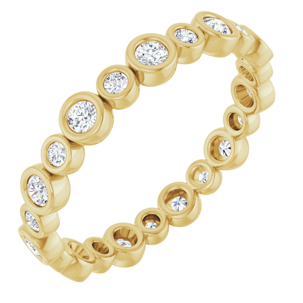 Harmony Bezel Eternity Band
