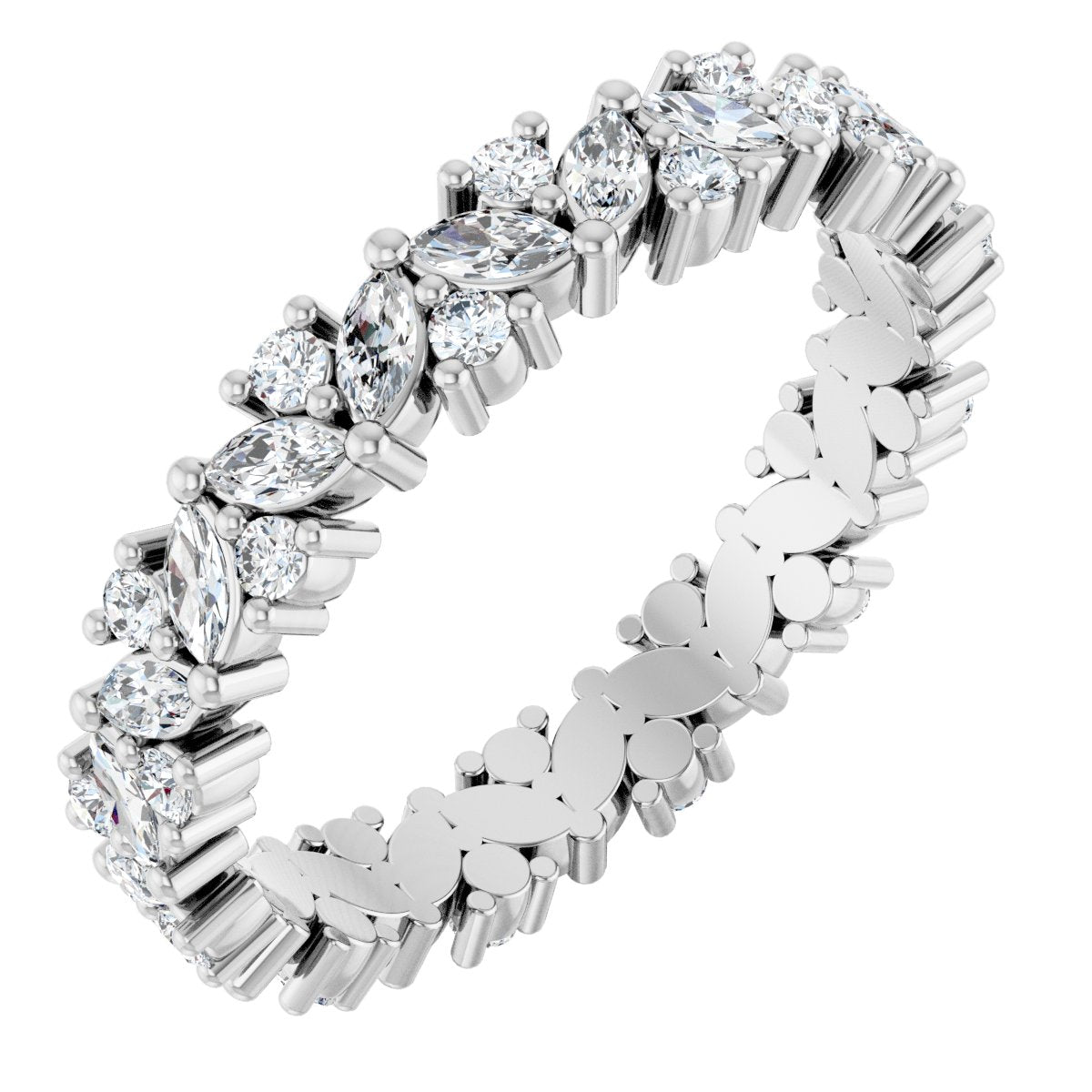 Marquise Bloom Eternity Band