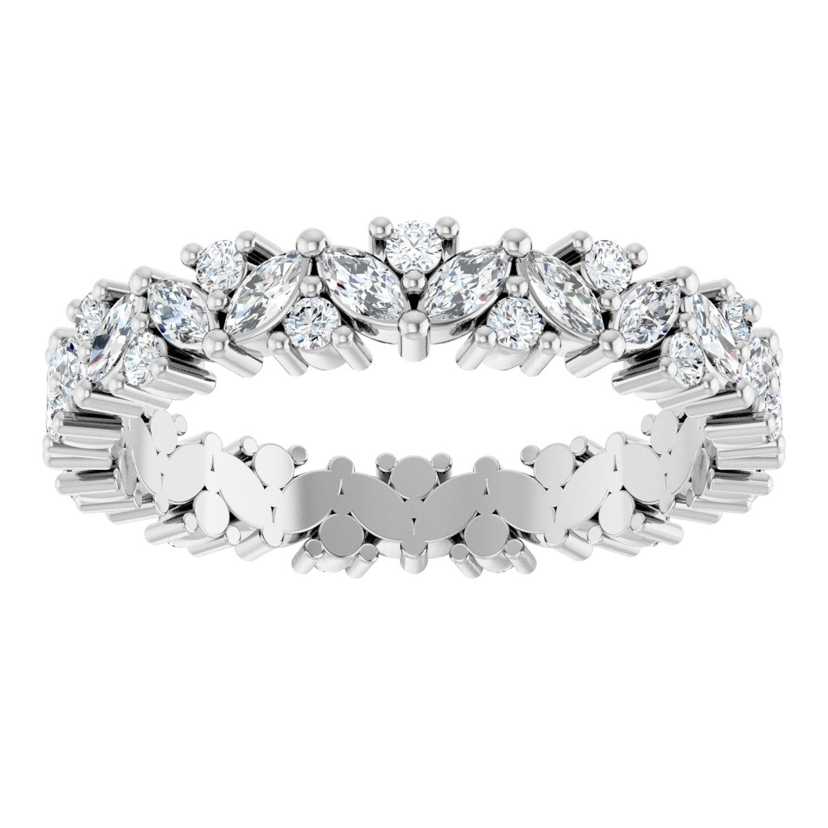 Marquise Bloom Eternity Band