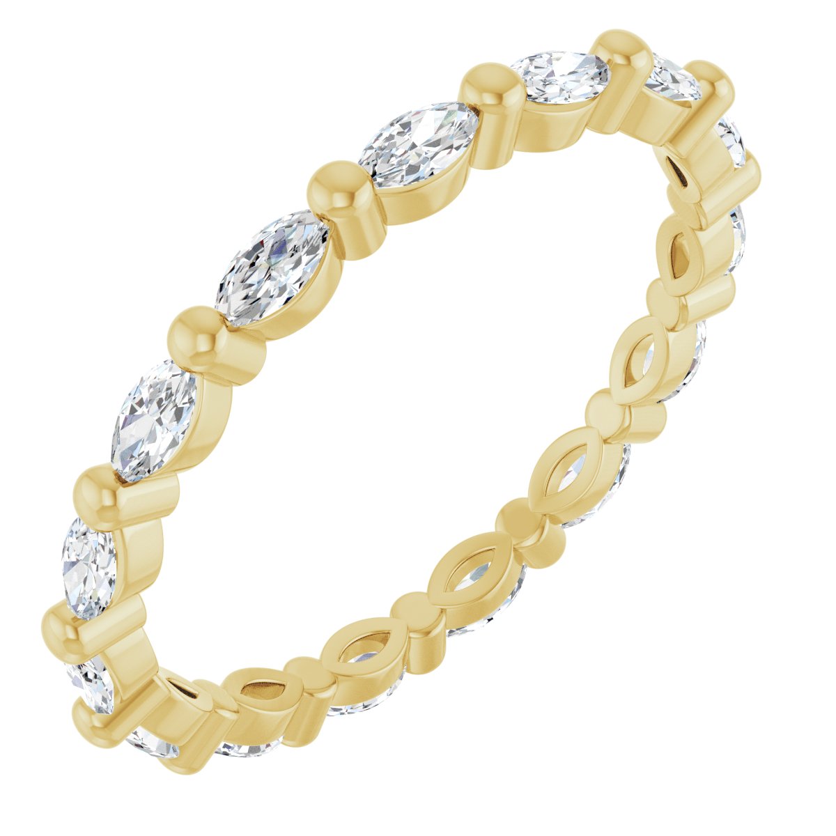 Marquise Link Eternity Band