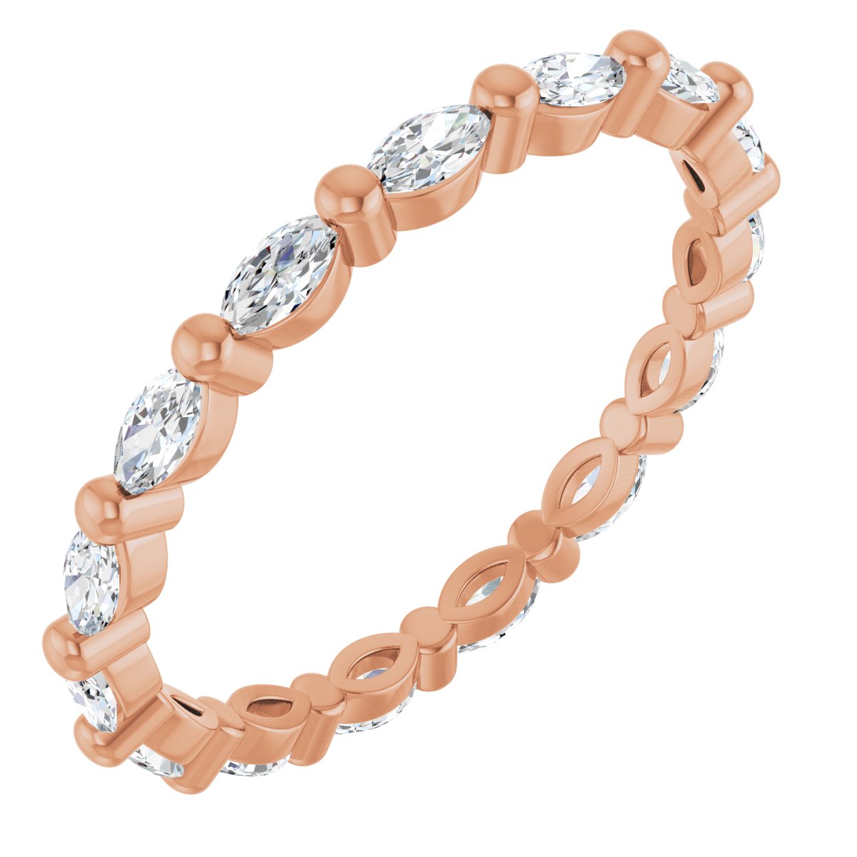 Marquise Link Eternity Band