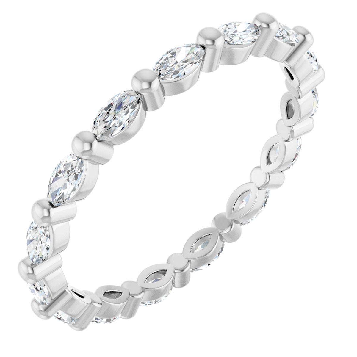 Marquise Link Eternity Band