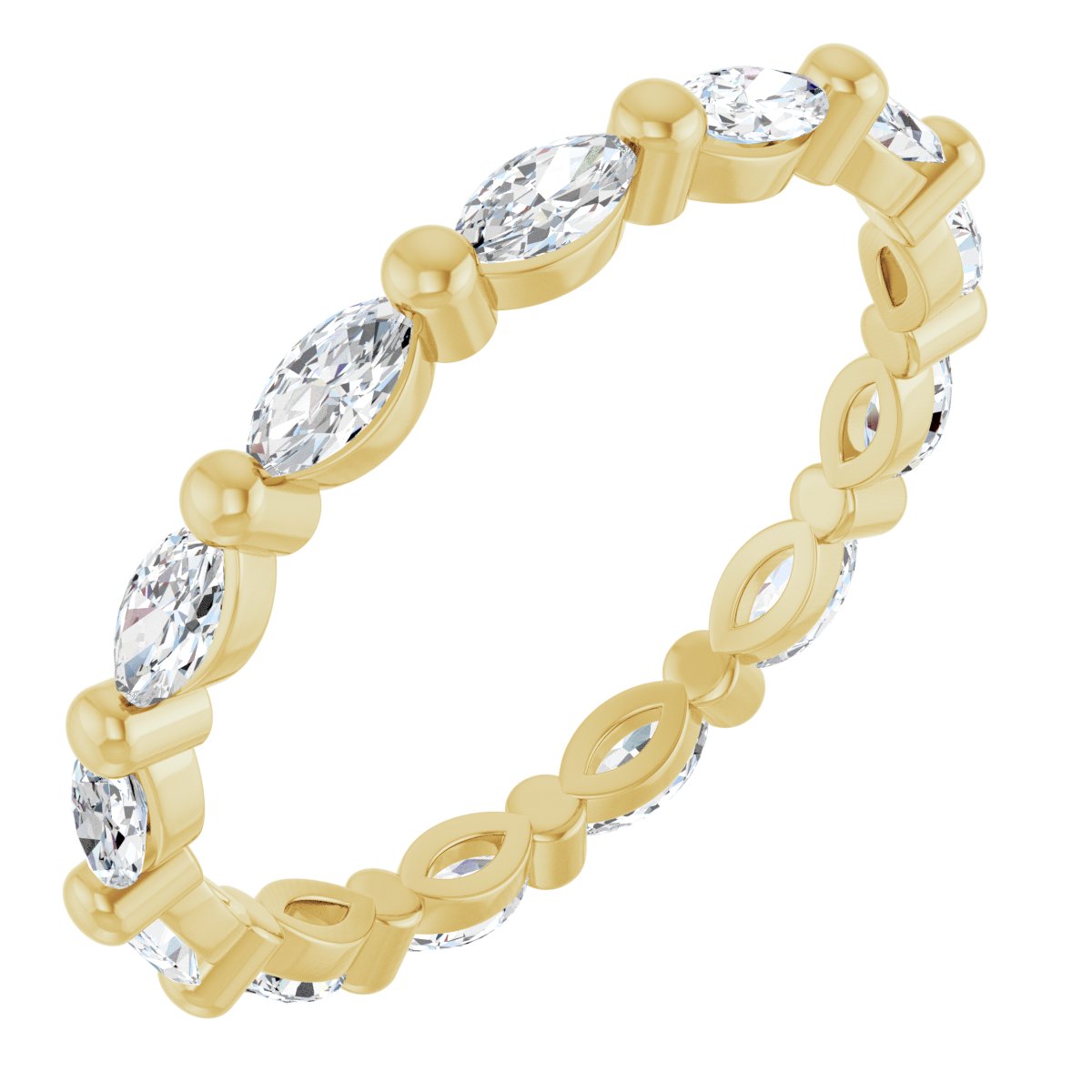 Marquise Link Eternity Band