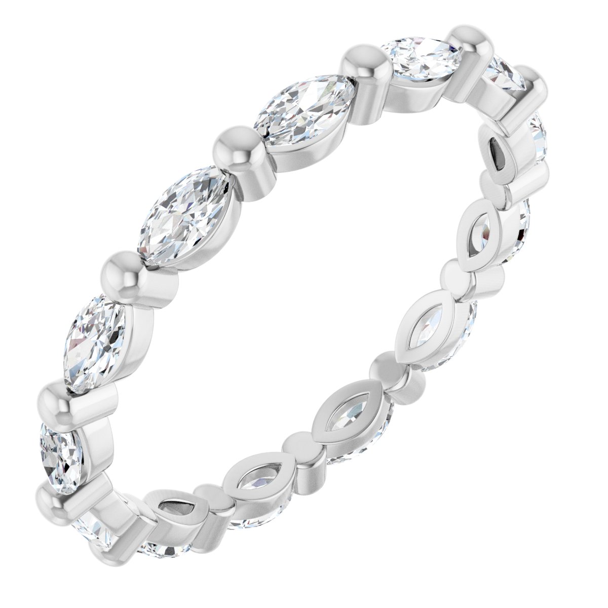 Marquise Link Eternity Band