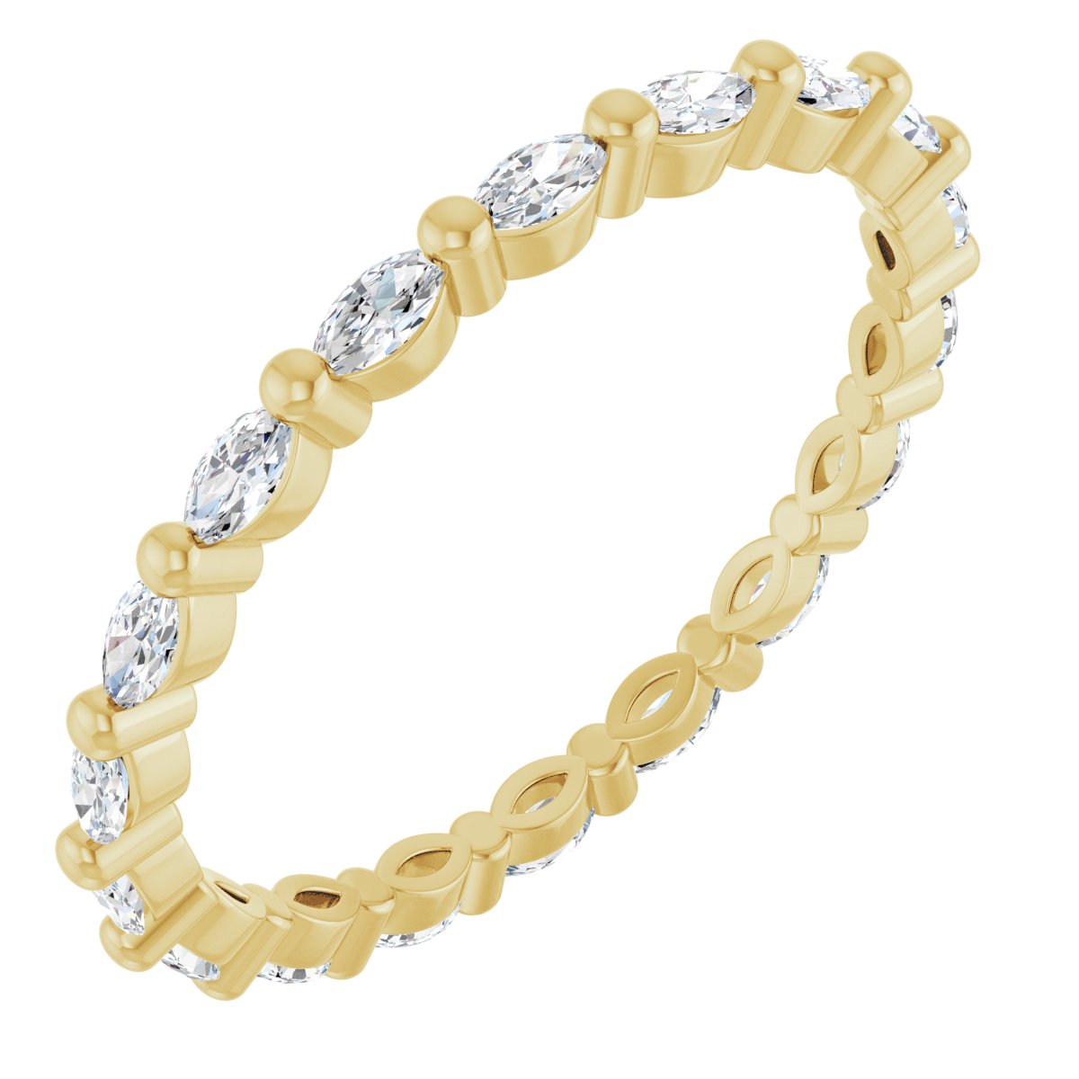 Marquise Link Eternity Band