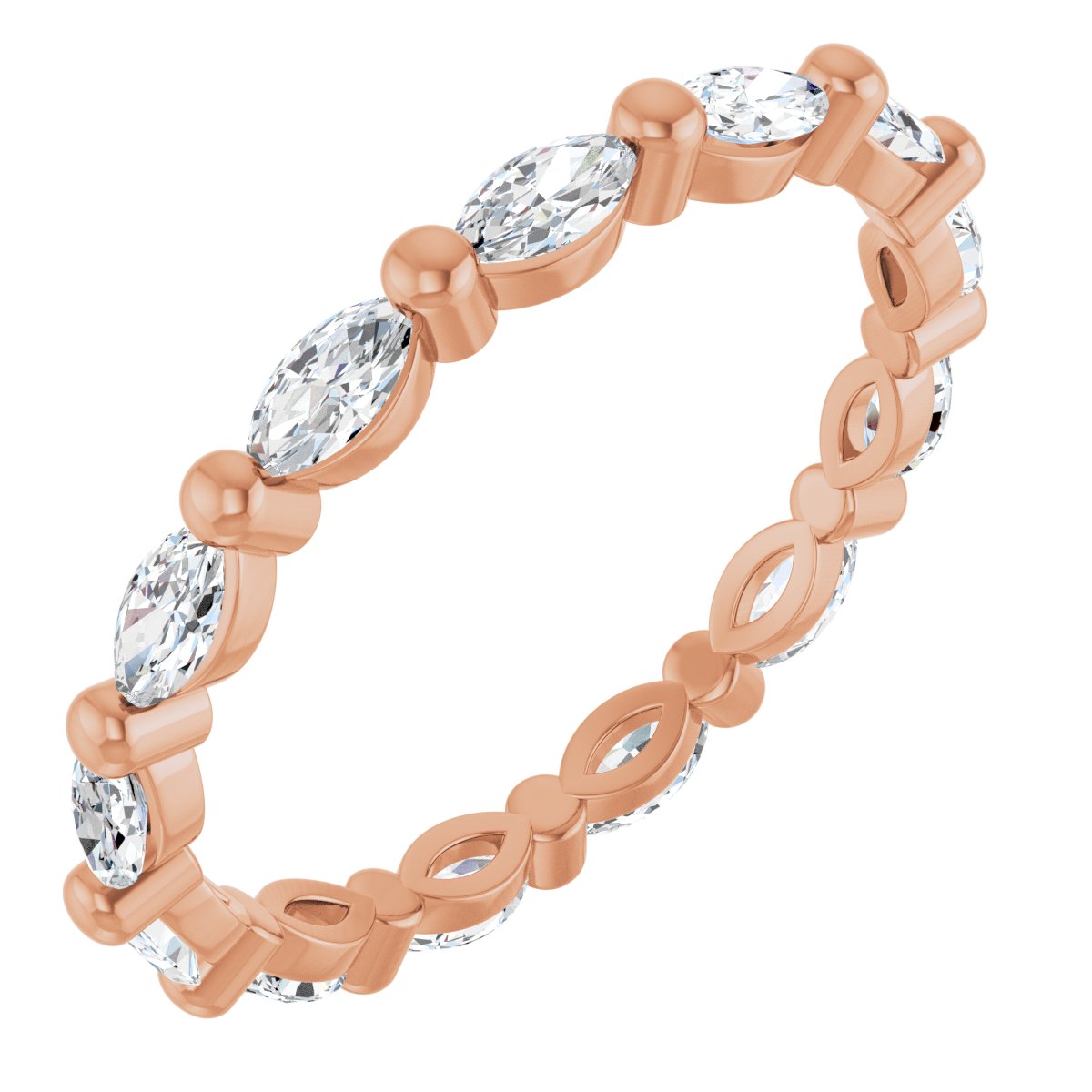 Marquise Link Eternity Band