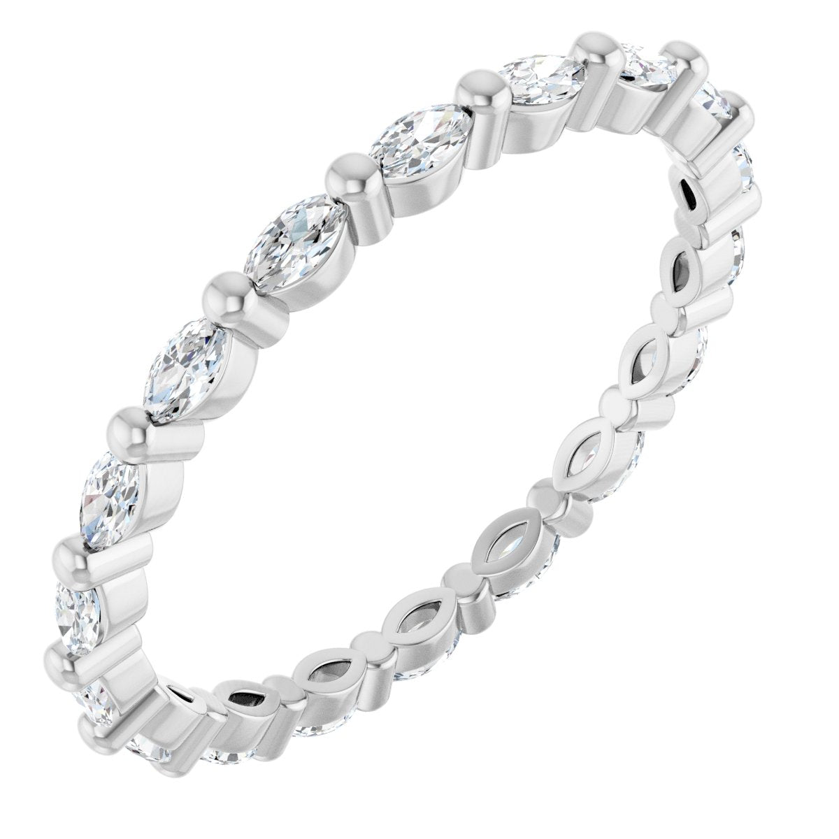 Marquise Link Eternity Band