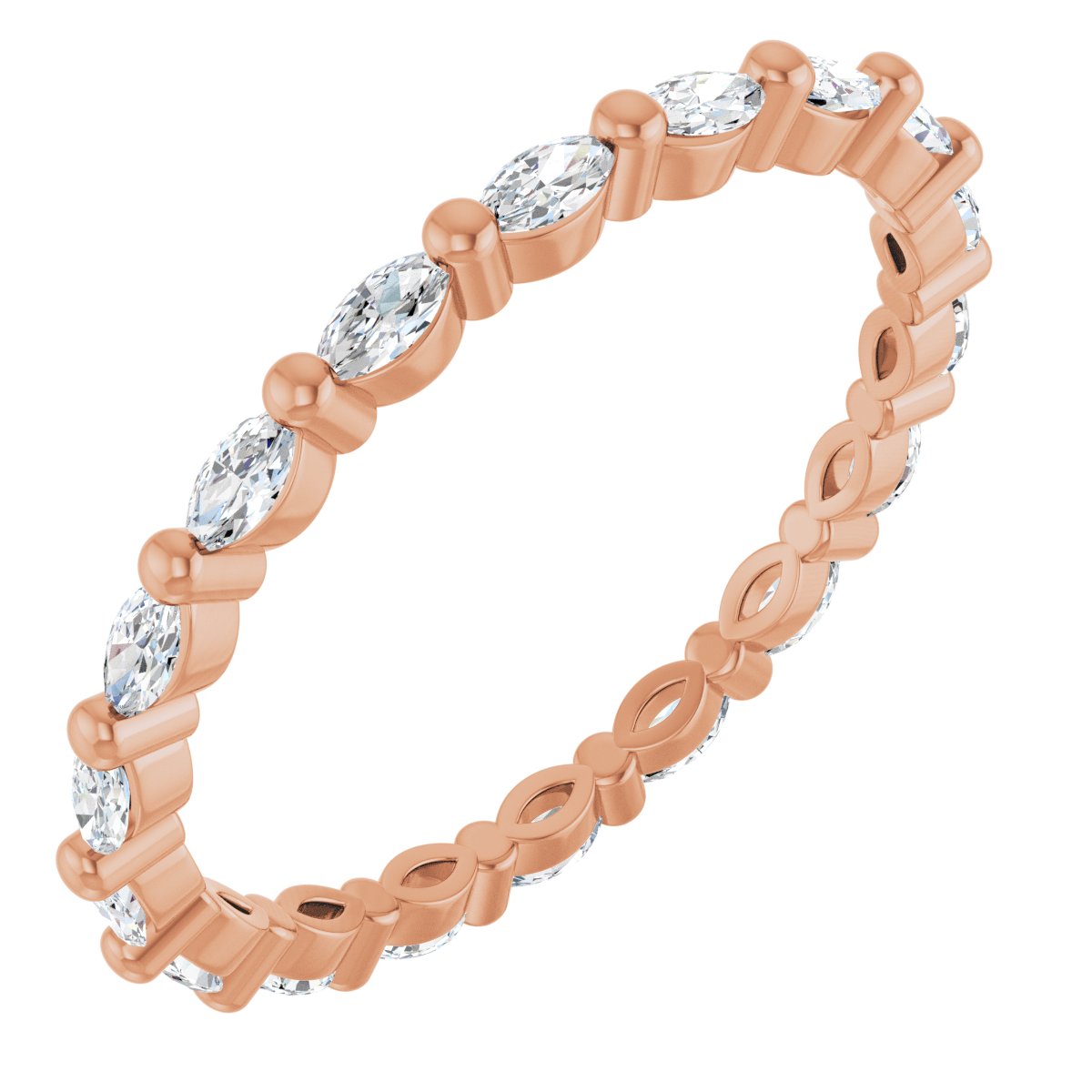 Marquise Link Eternity Band