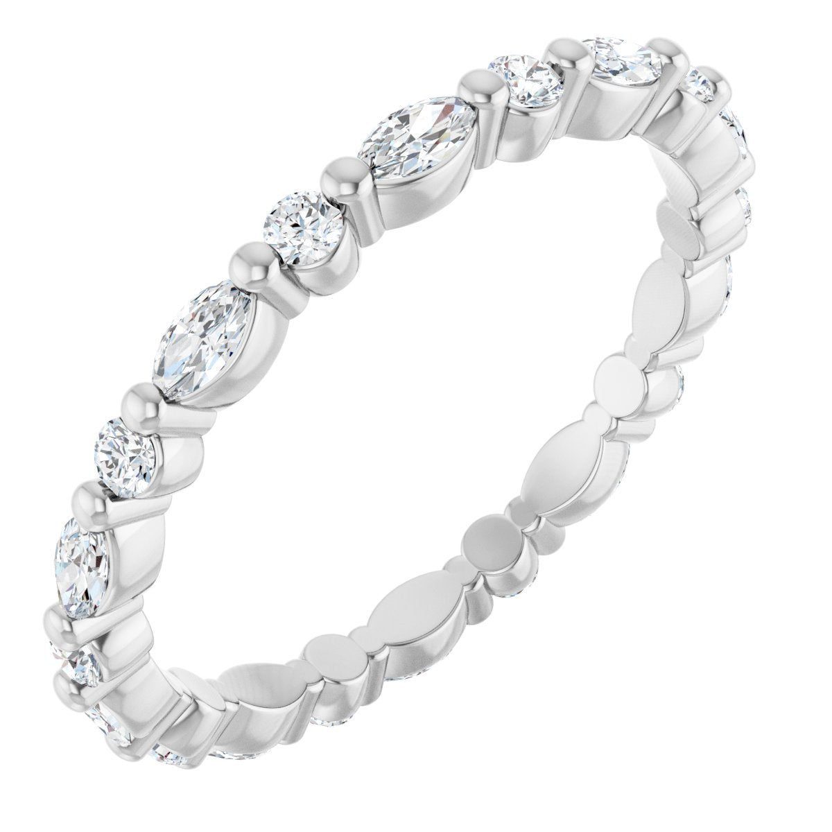 Marquise Rhythm Eternity Band
