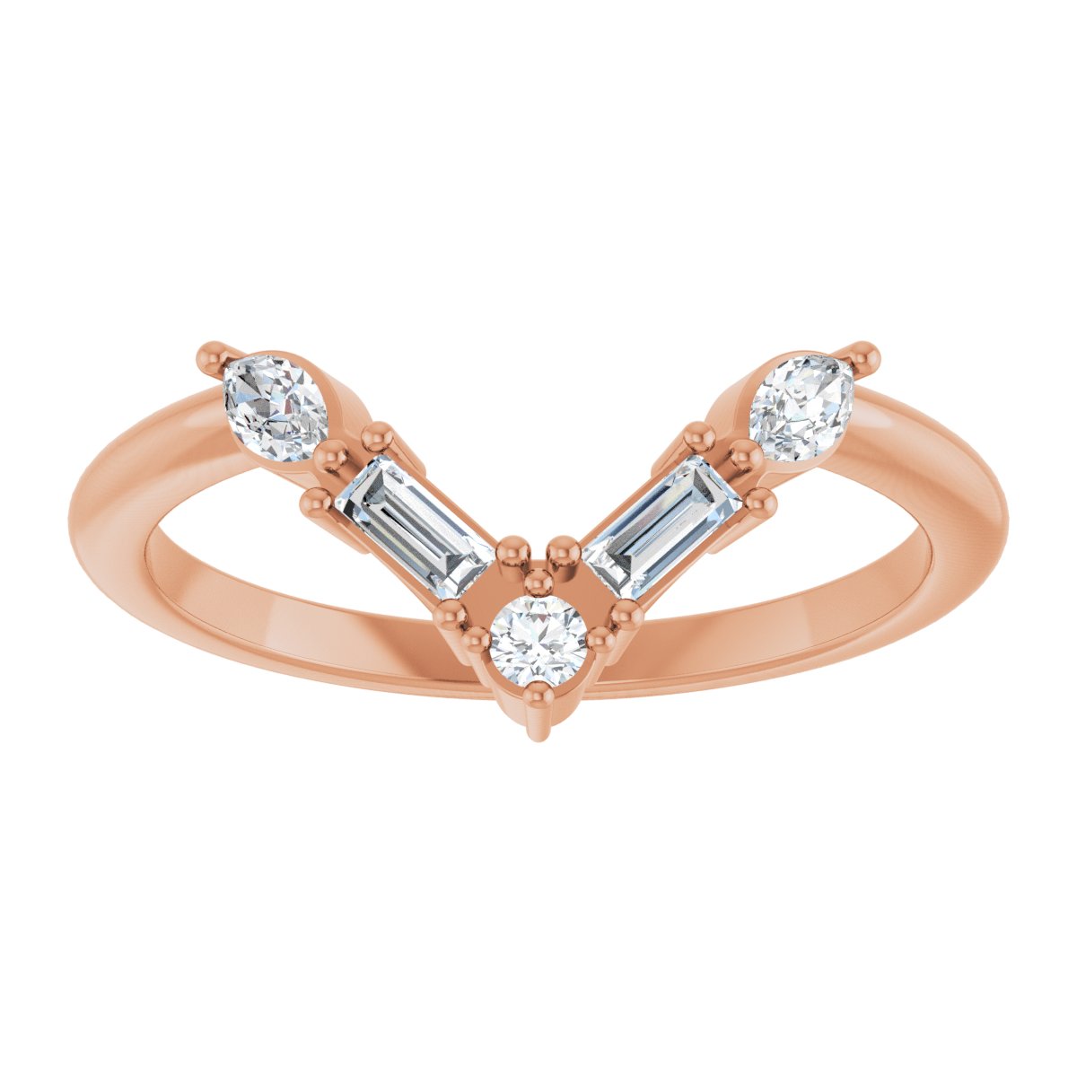 Confetti Promise Diamond Contour Ring