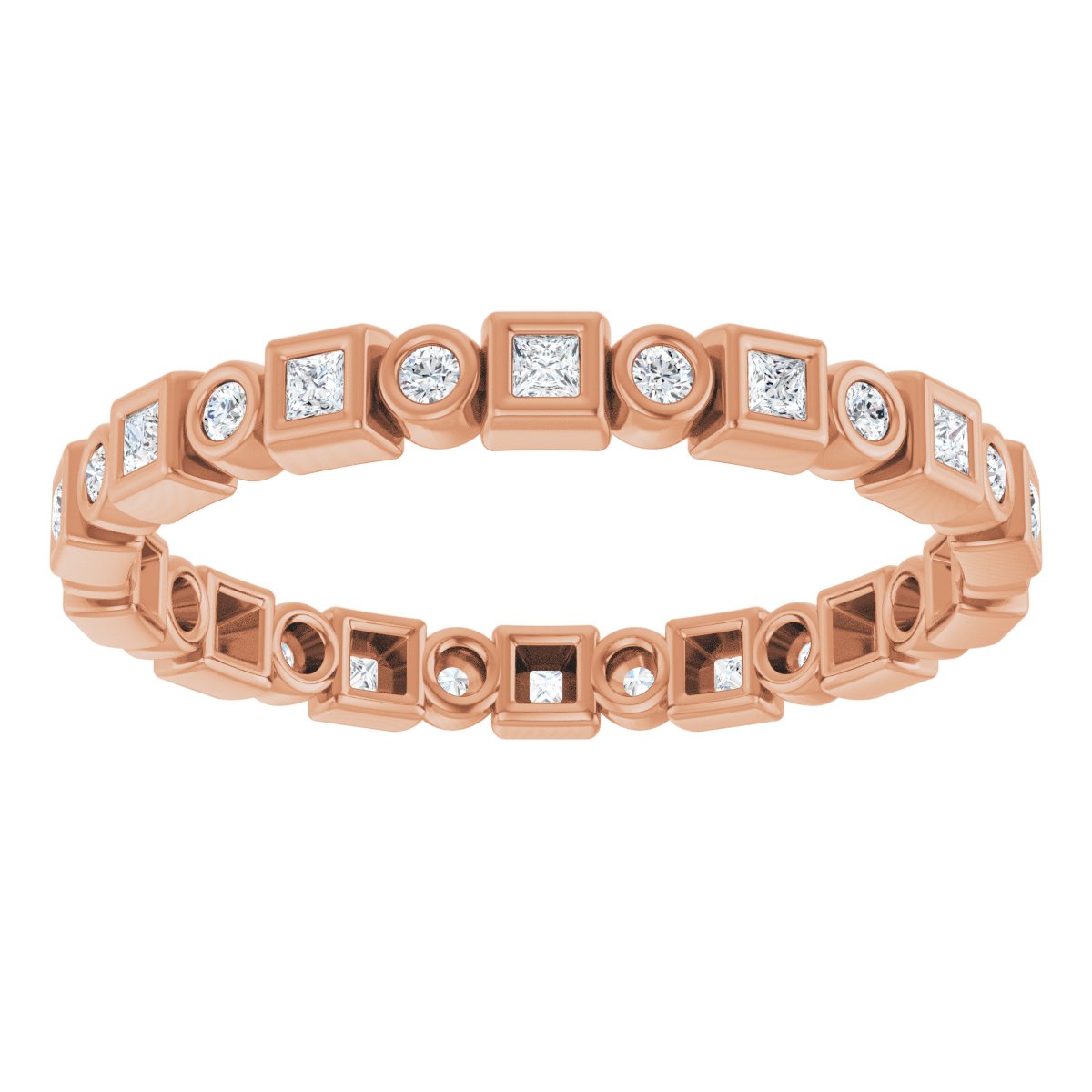 Modern Grid Eternity Band