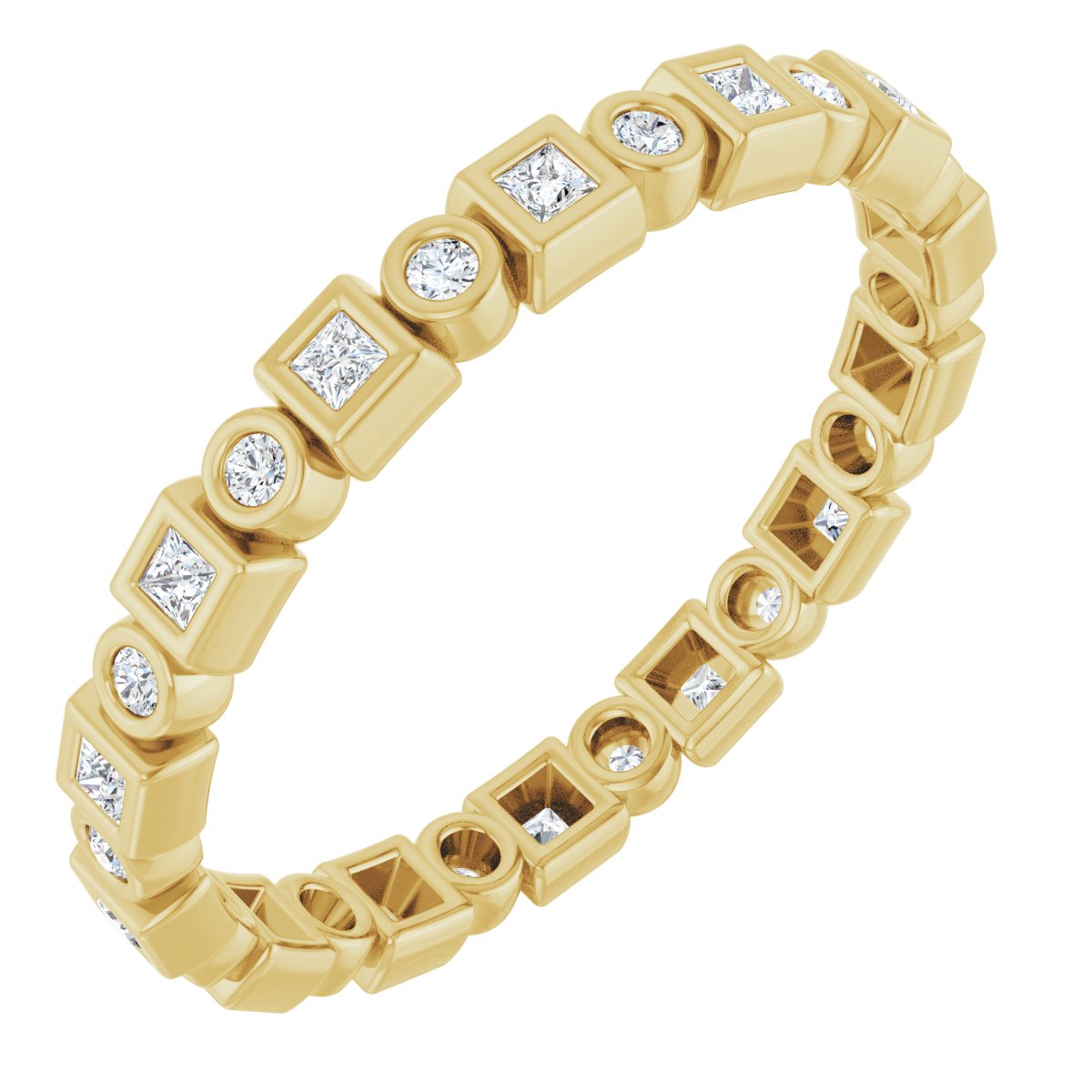 Modern Grid Eternity Band