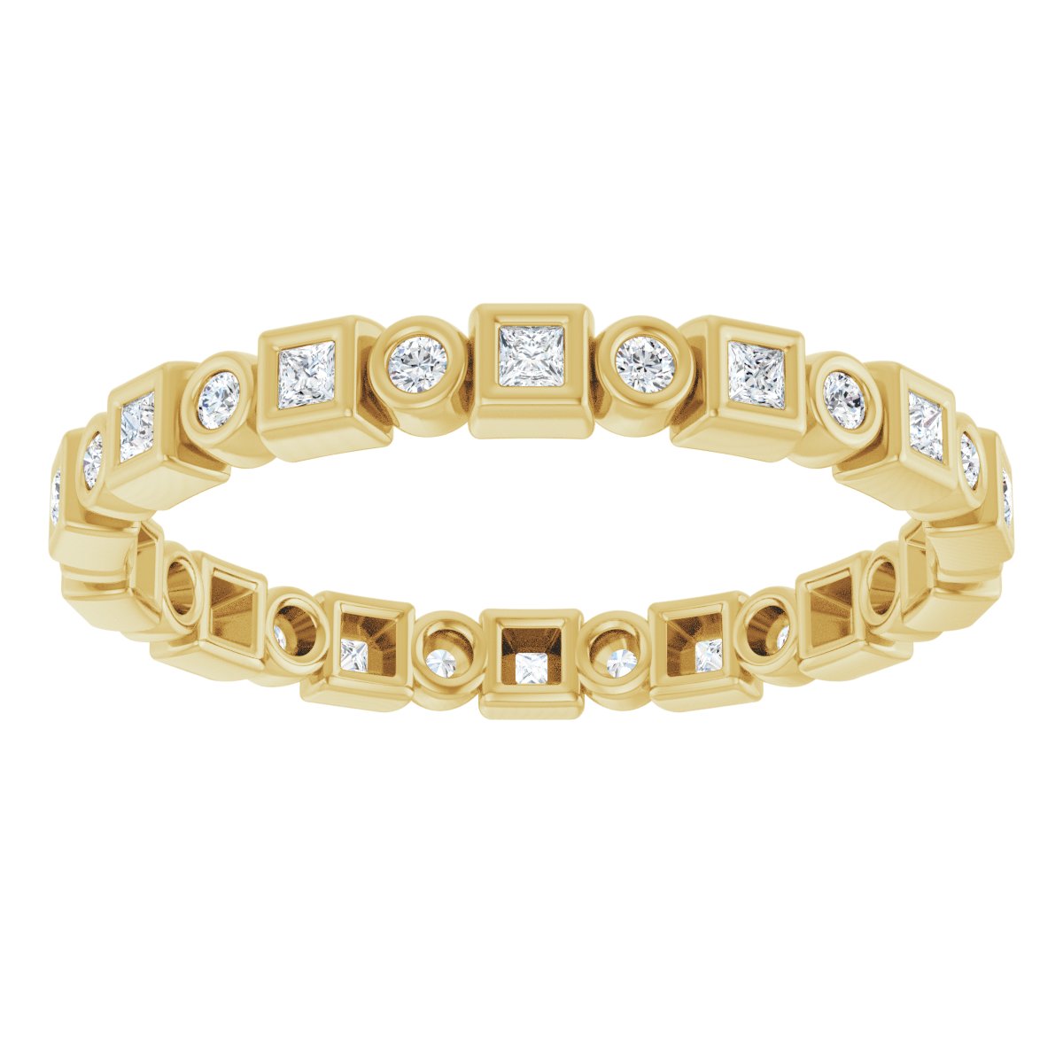 Modern Grid Eternity Band