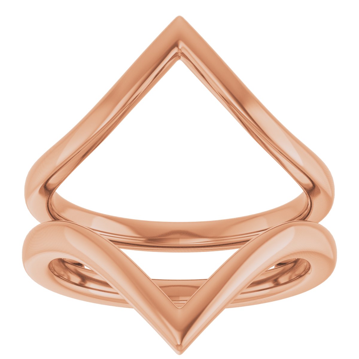 Modern Love Open V Wedding Ring