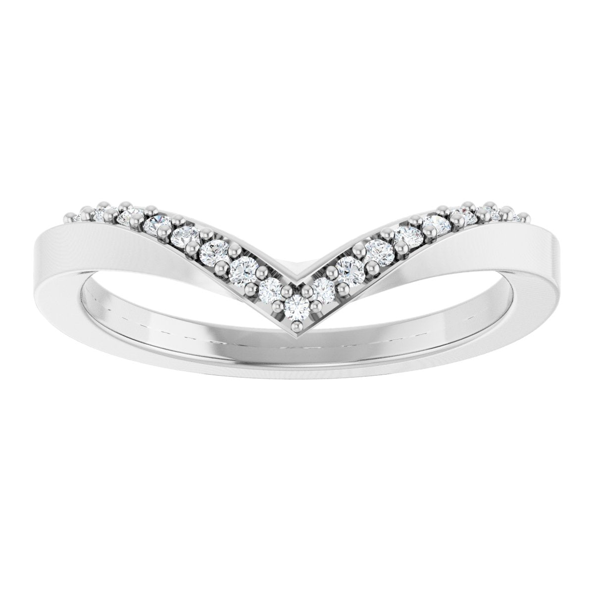 Tender Vow Diamond Chevron Ring