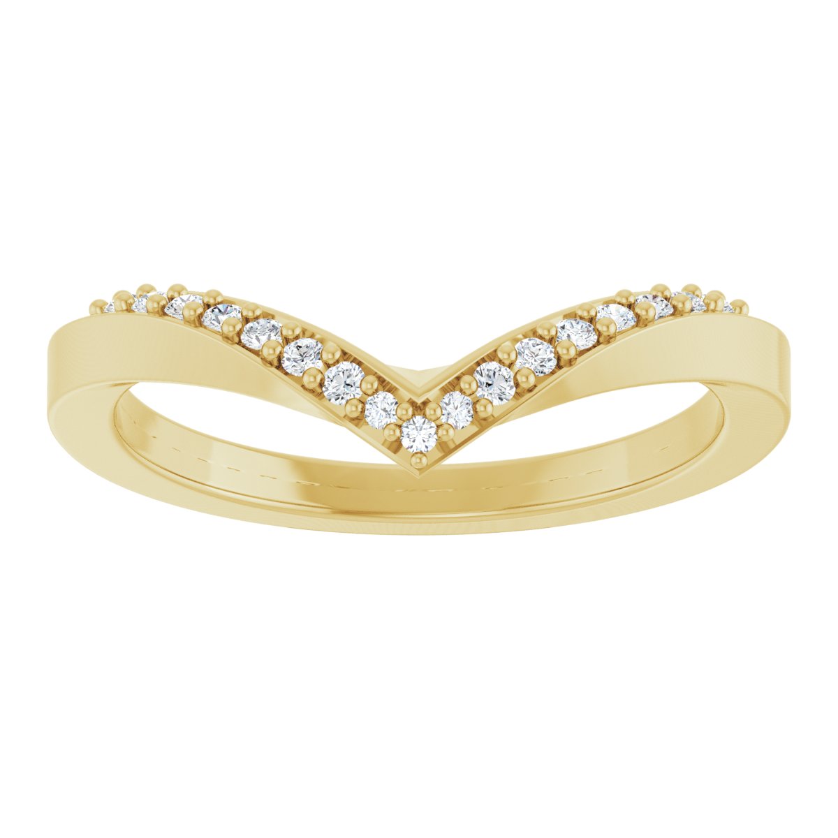 Tender Vow Diamond Chevron Ring