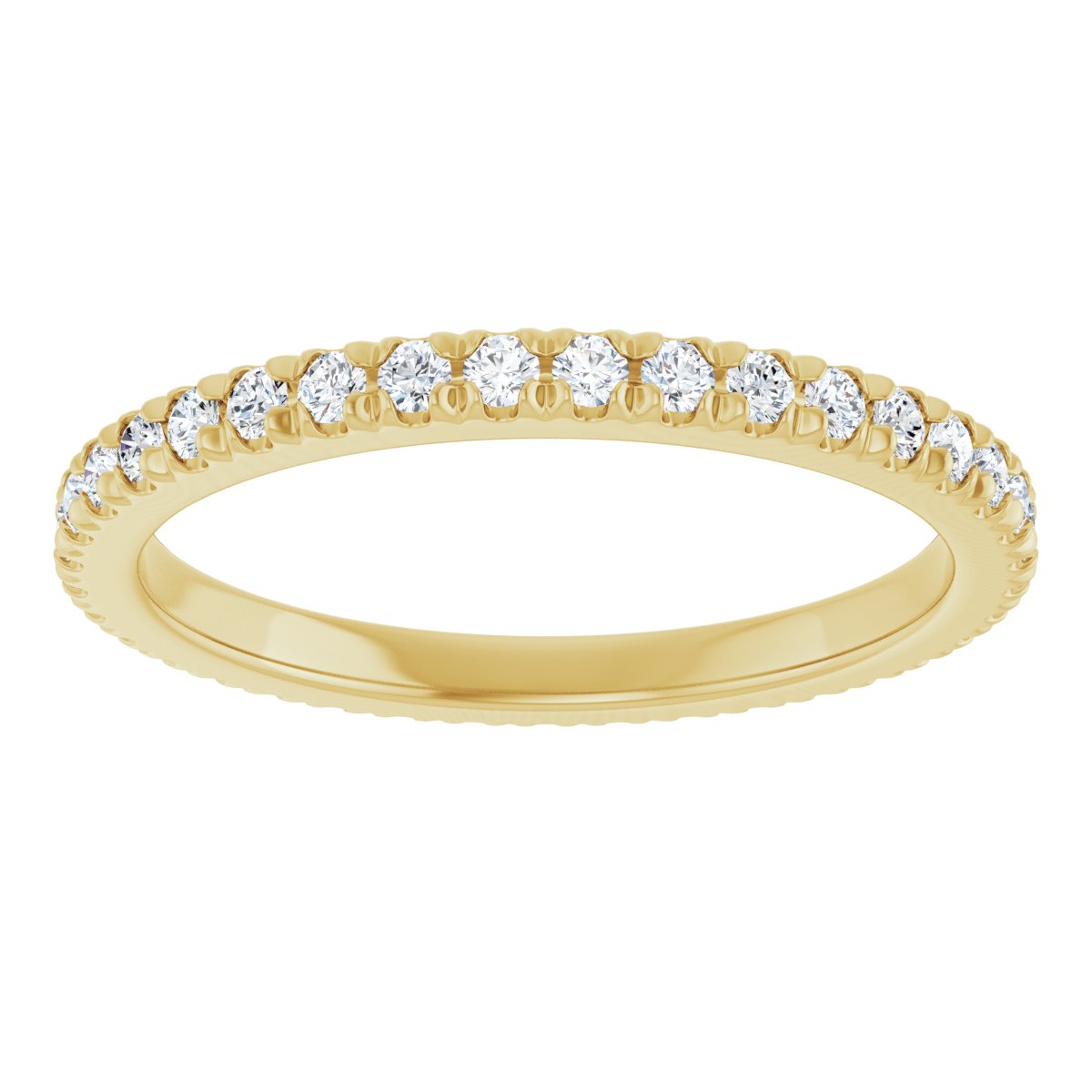 Petite Pave Stackable Band