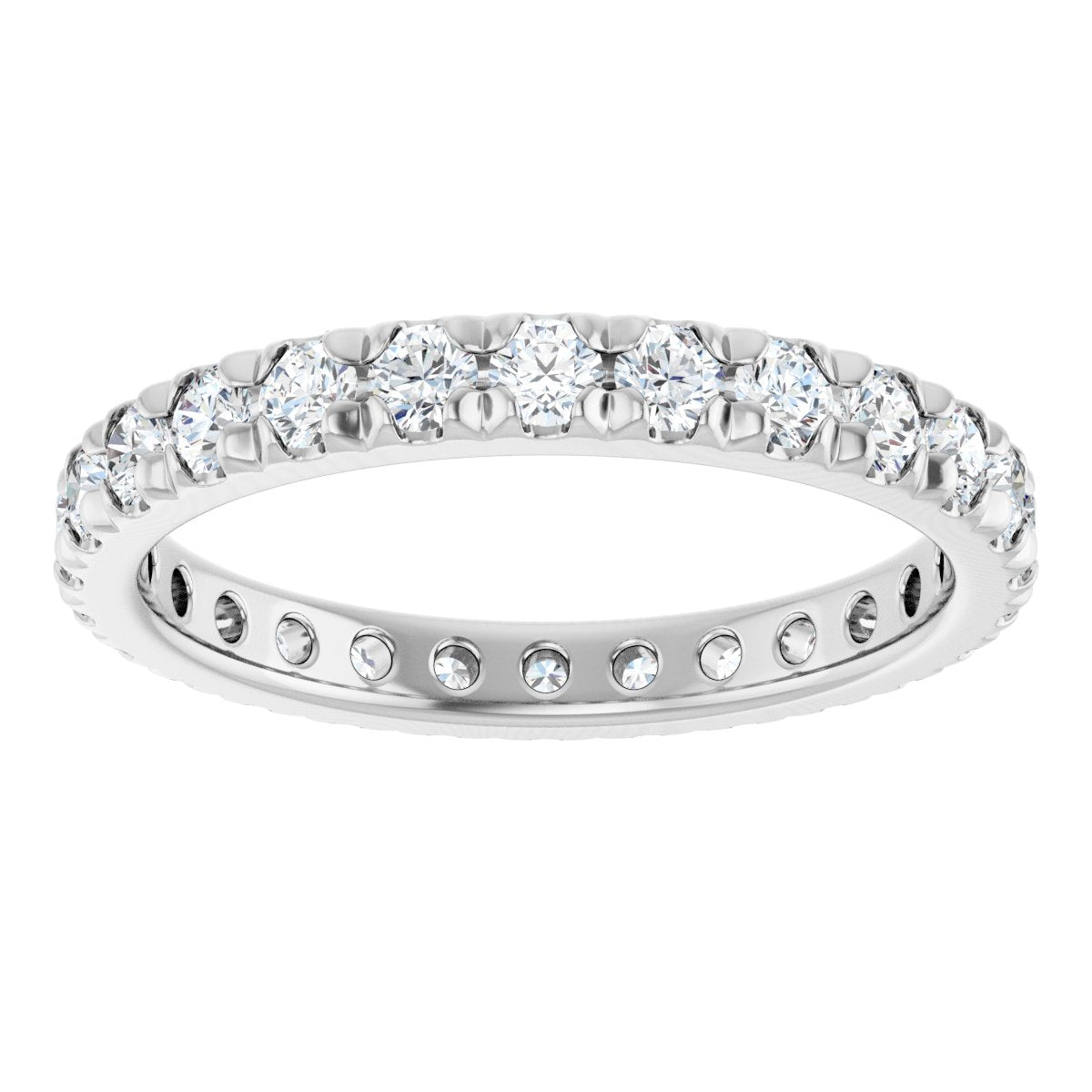 Petite Pave Stackable Band