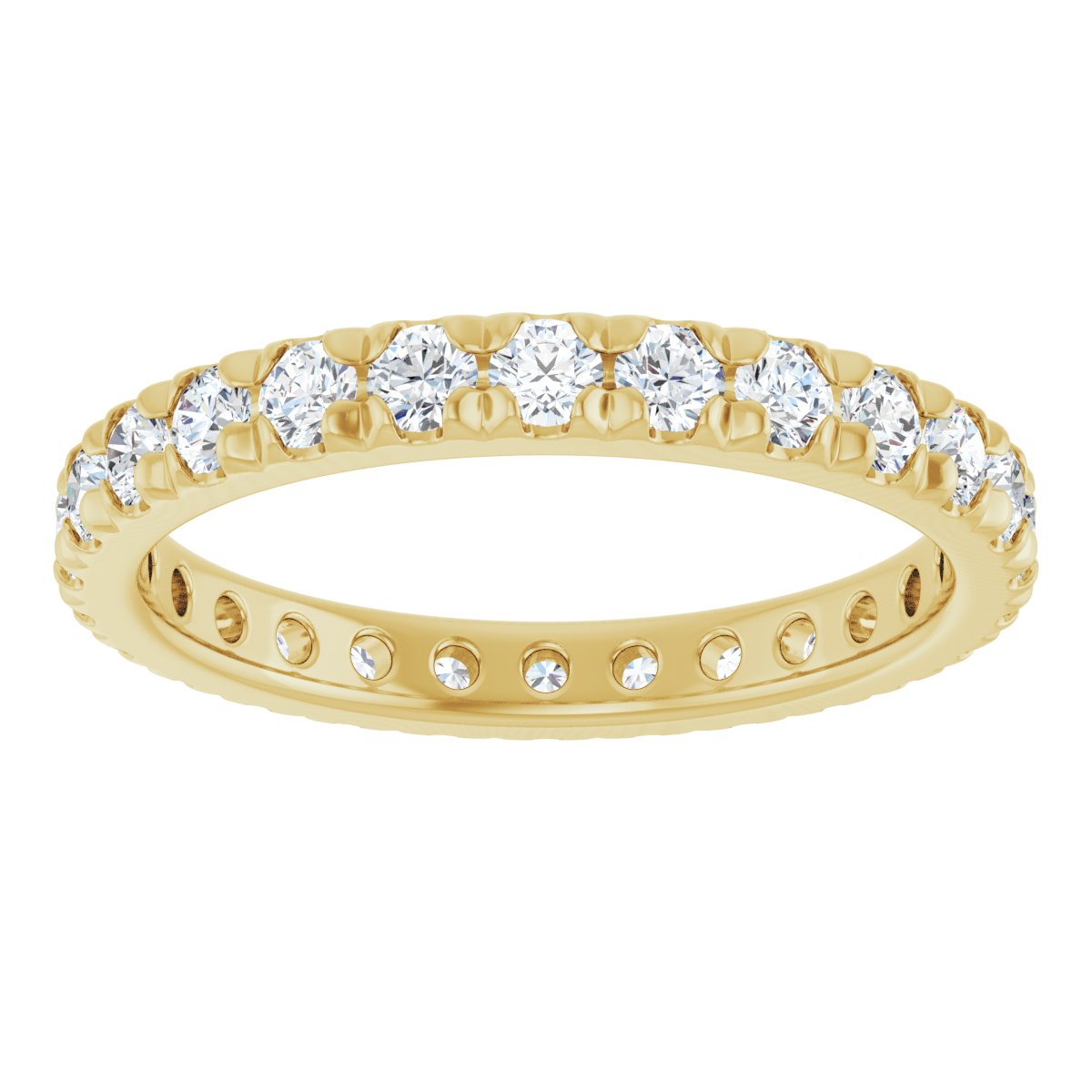 Petite Pave Stackable Band