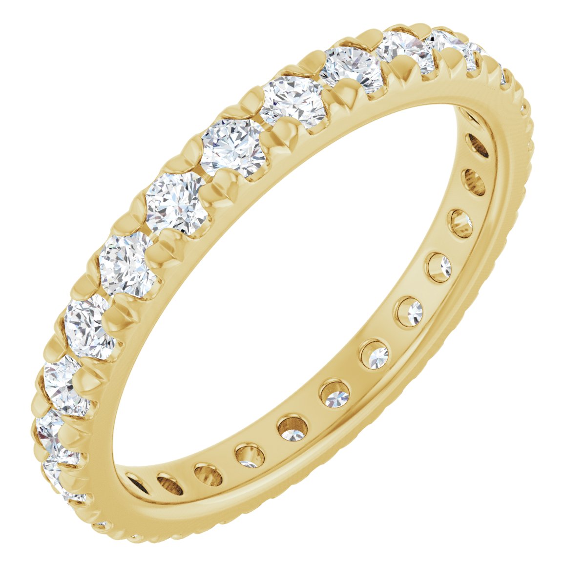 Petite Pave Stackable Band