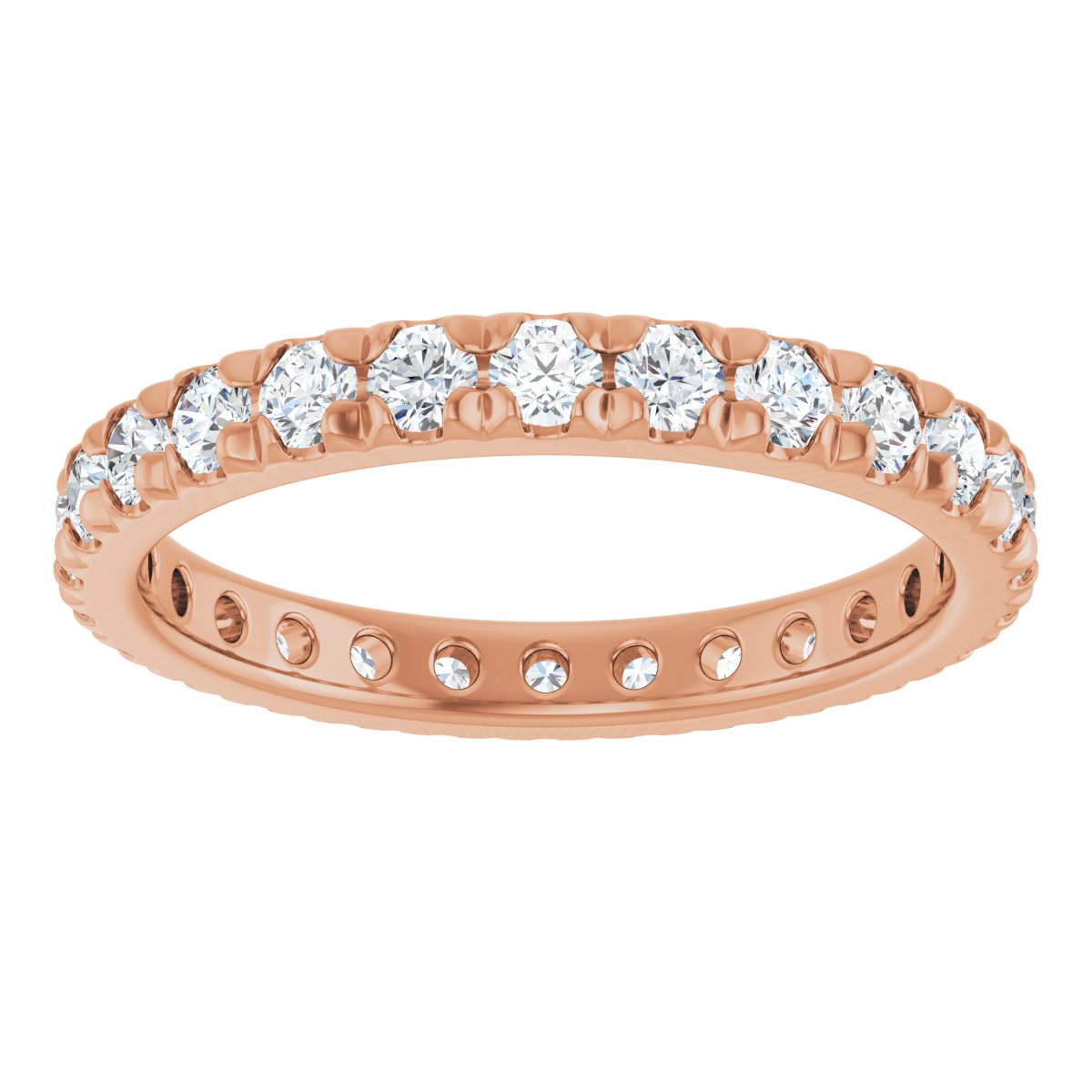 Petite Pave Stackable Band