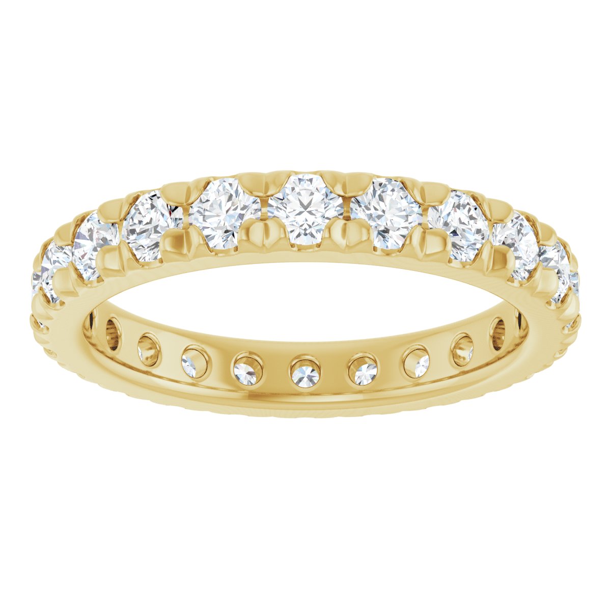 Petite Pave Stackable Band