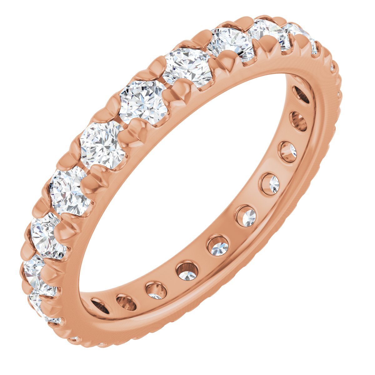 Petite Pave Stackable Band