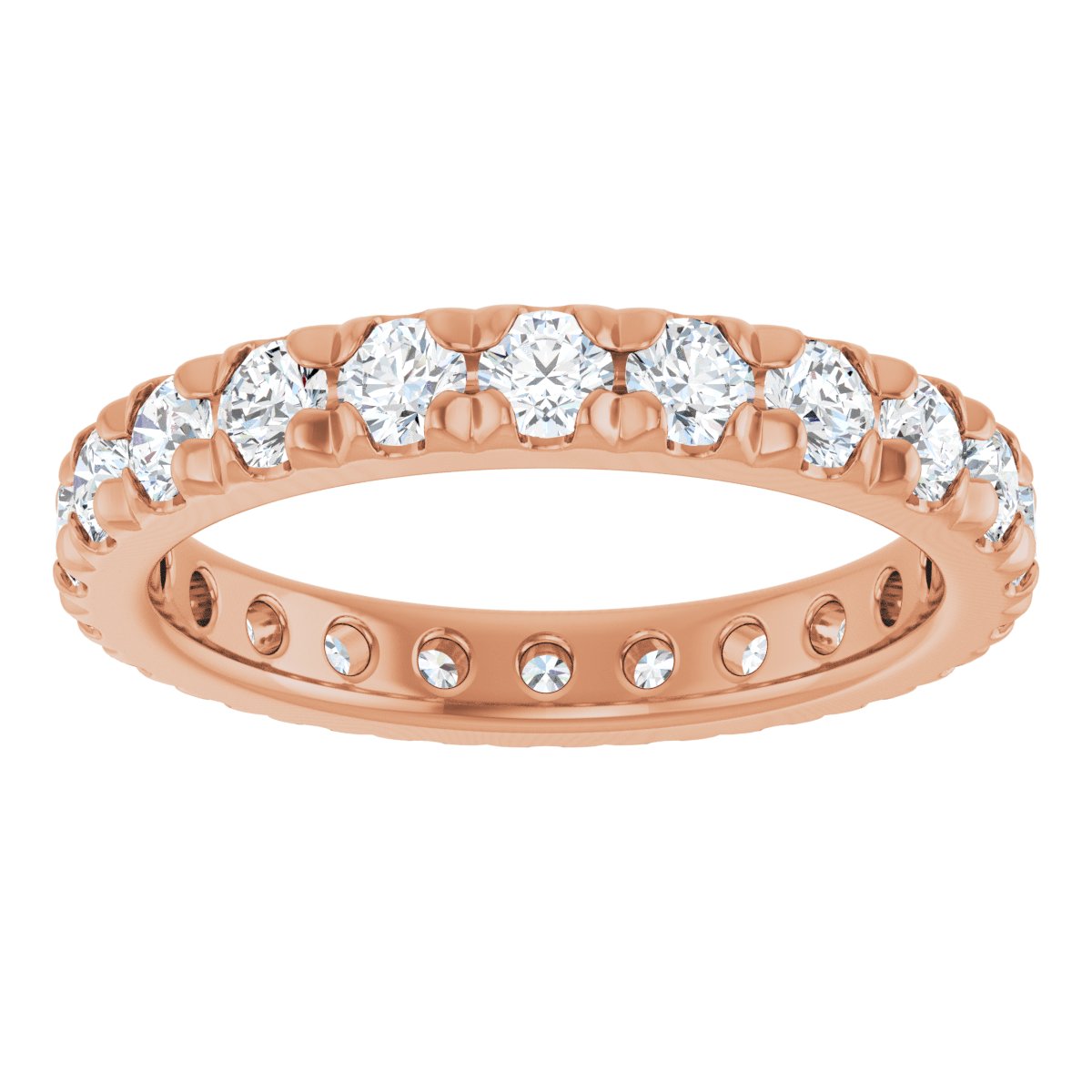 Petite Pave Stackable Band