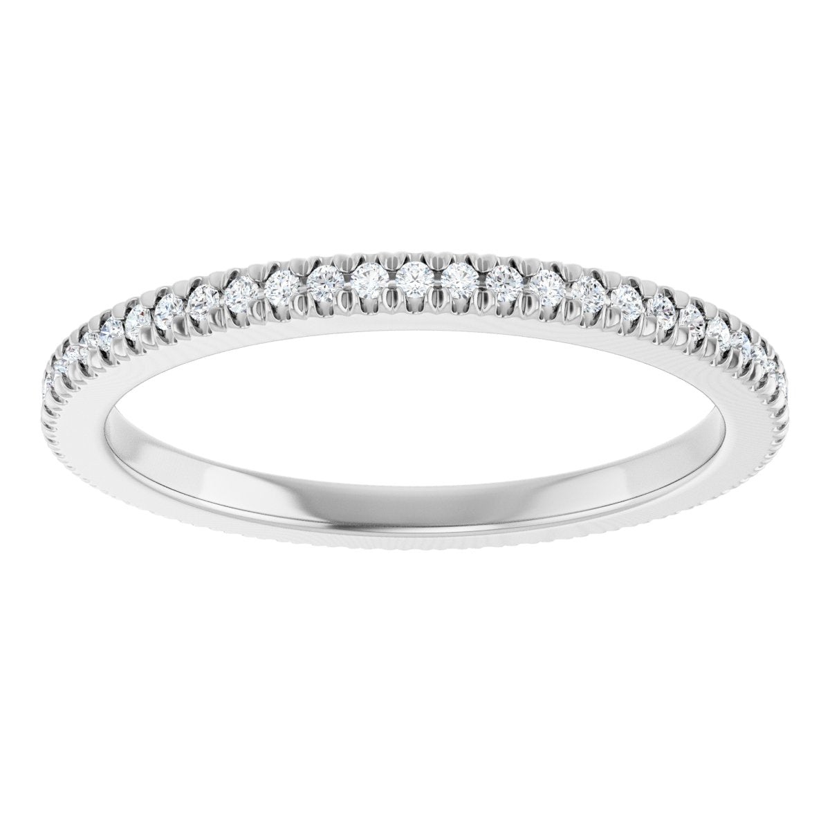 Petite Pave Stackable Band