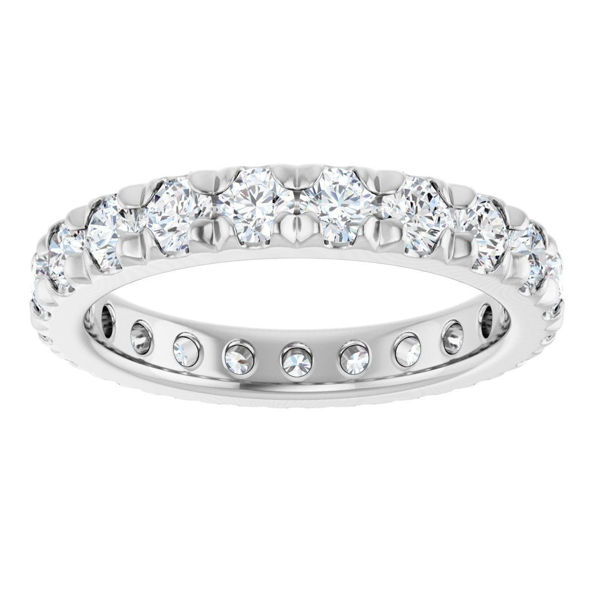 Petite Pave Stackable Band